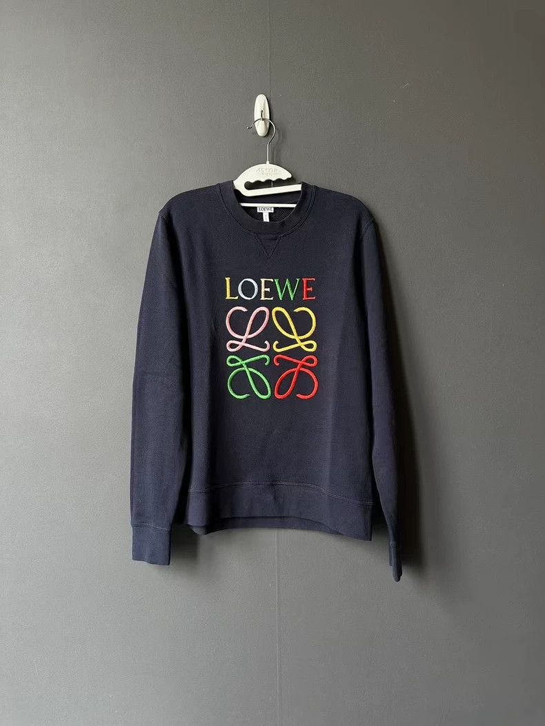 Loewe LOEWE Embroidered logo sweater Size S / US 4 / IT 40 - 1 Thumbnail