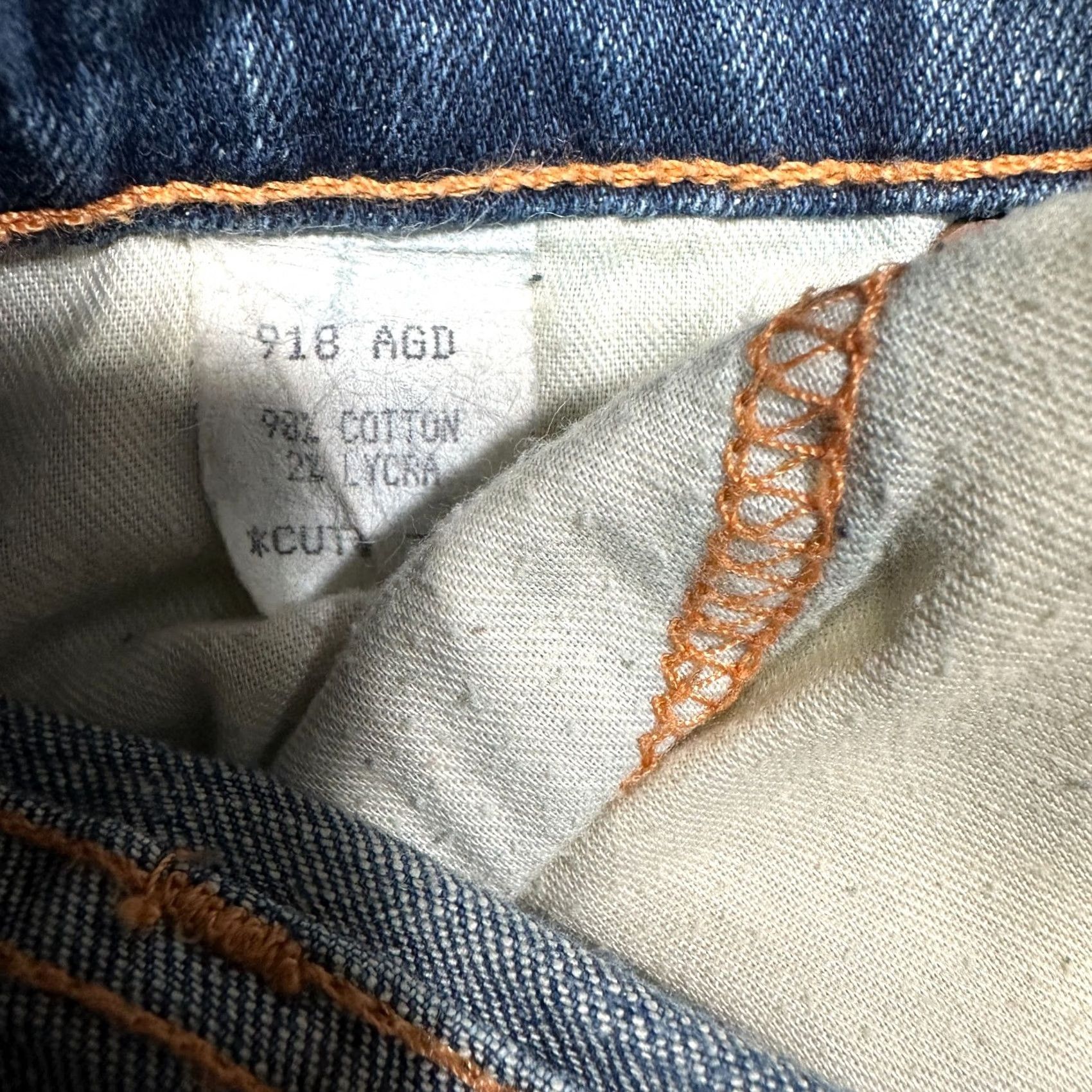 J Brand J Brand Jeans Womens Bootcut 29 Medium Wash Cotton Stretch Frayed Hems Pockets Denim Blue Size 29" - 6 Thumbnail