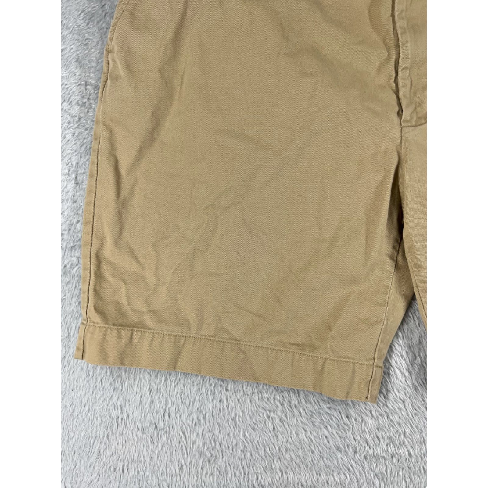 Polo Ralph Lauren Polo Ralph Lauren Shorts Men 40 Beige Classic Chino Zip Fly Prospect 100% Cotton Size US L / EU 52-54 / 3 - 3 Thumbnail