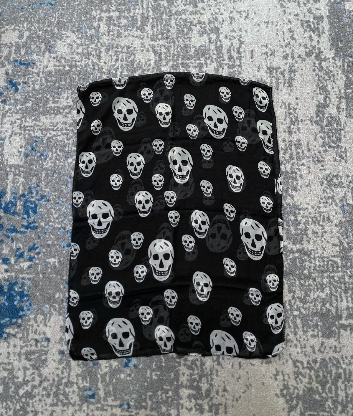 Japanese Brand Scraf skull Like Alexander Mcqueen Size ONE SIZE - 2 Thumbnail