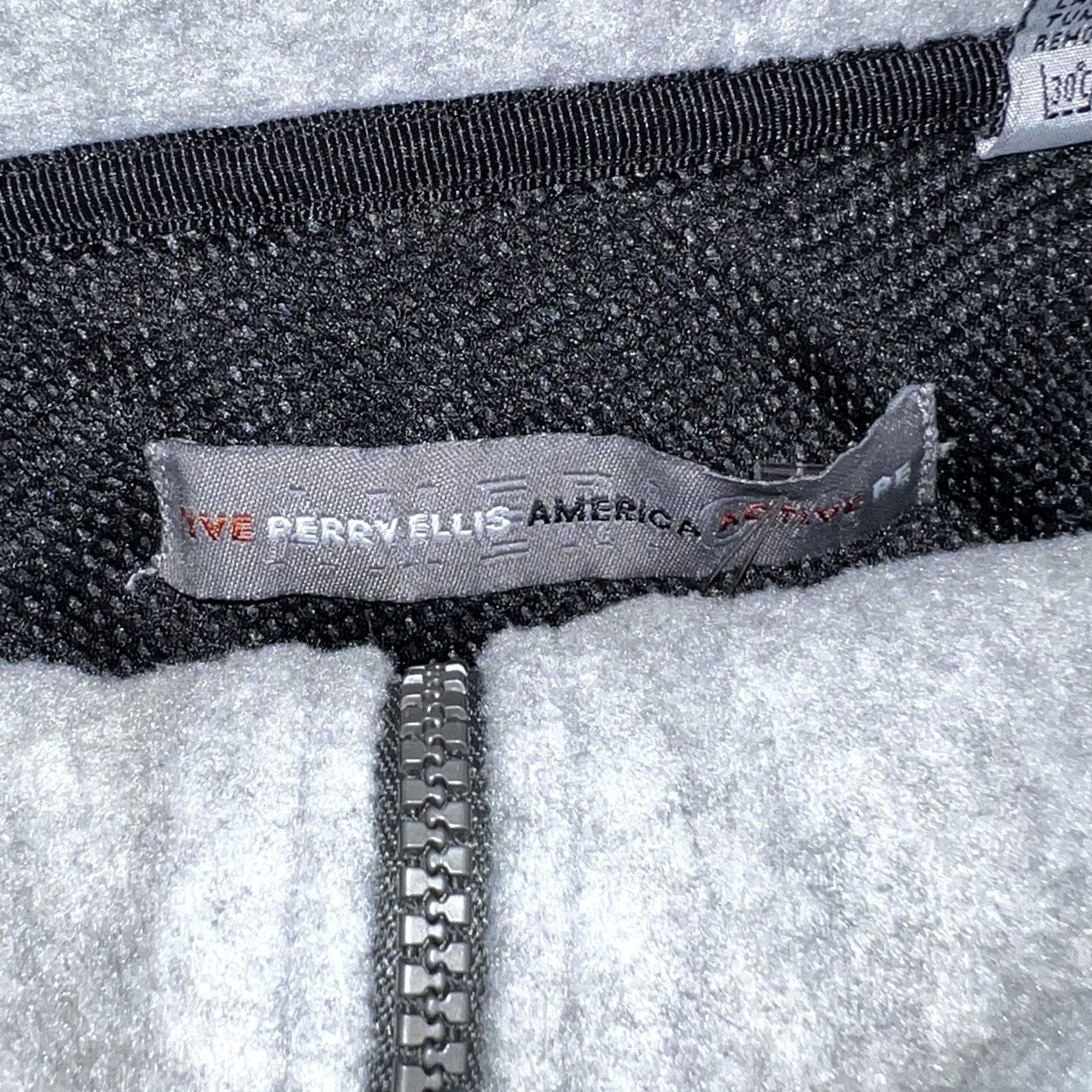 Perry Ellis VINTAGE Perry Ellis America Fleece Sweater 1/4 Zip Pullover Mens 2XL Gray Black Size US XXL / EU 58 / 5 - 4 Thumbnail