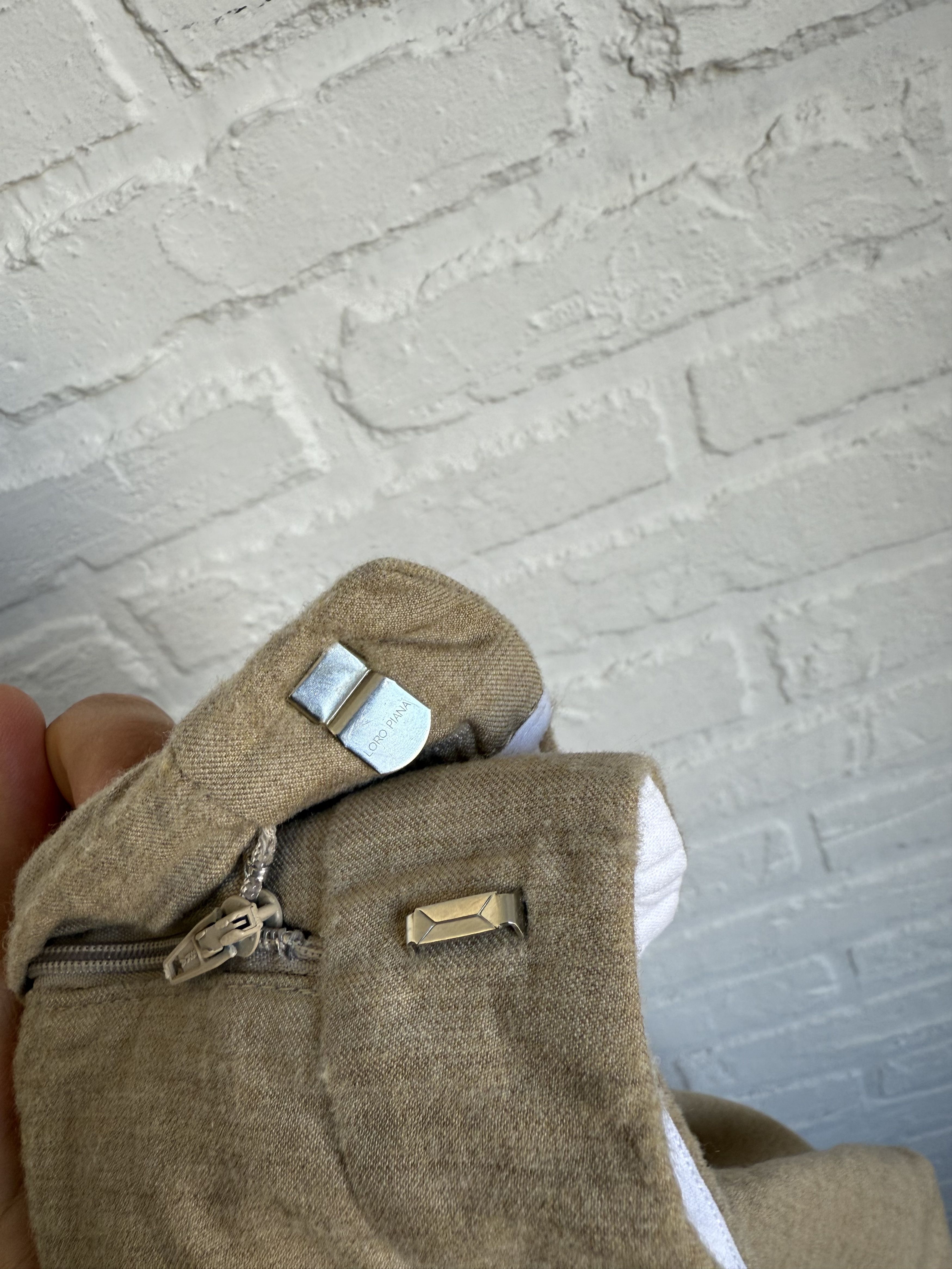 Loro Piana Loro Piana wool trousers beige Size 30" / US 8 / IT 44 - 6 Thumbnail