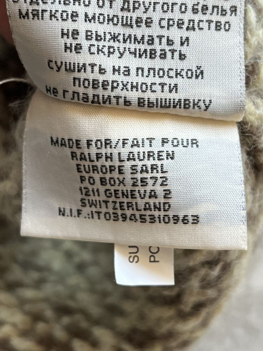 If Six Was Nine × Le Grande Bleu (L.G.B.) × Ralph Lauren Vintage Ralph Lauren fur wool vest denim&supply knitted Size L / US 10 / IT 46 - 7 Thumbnail