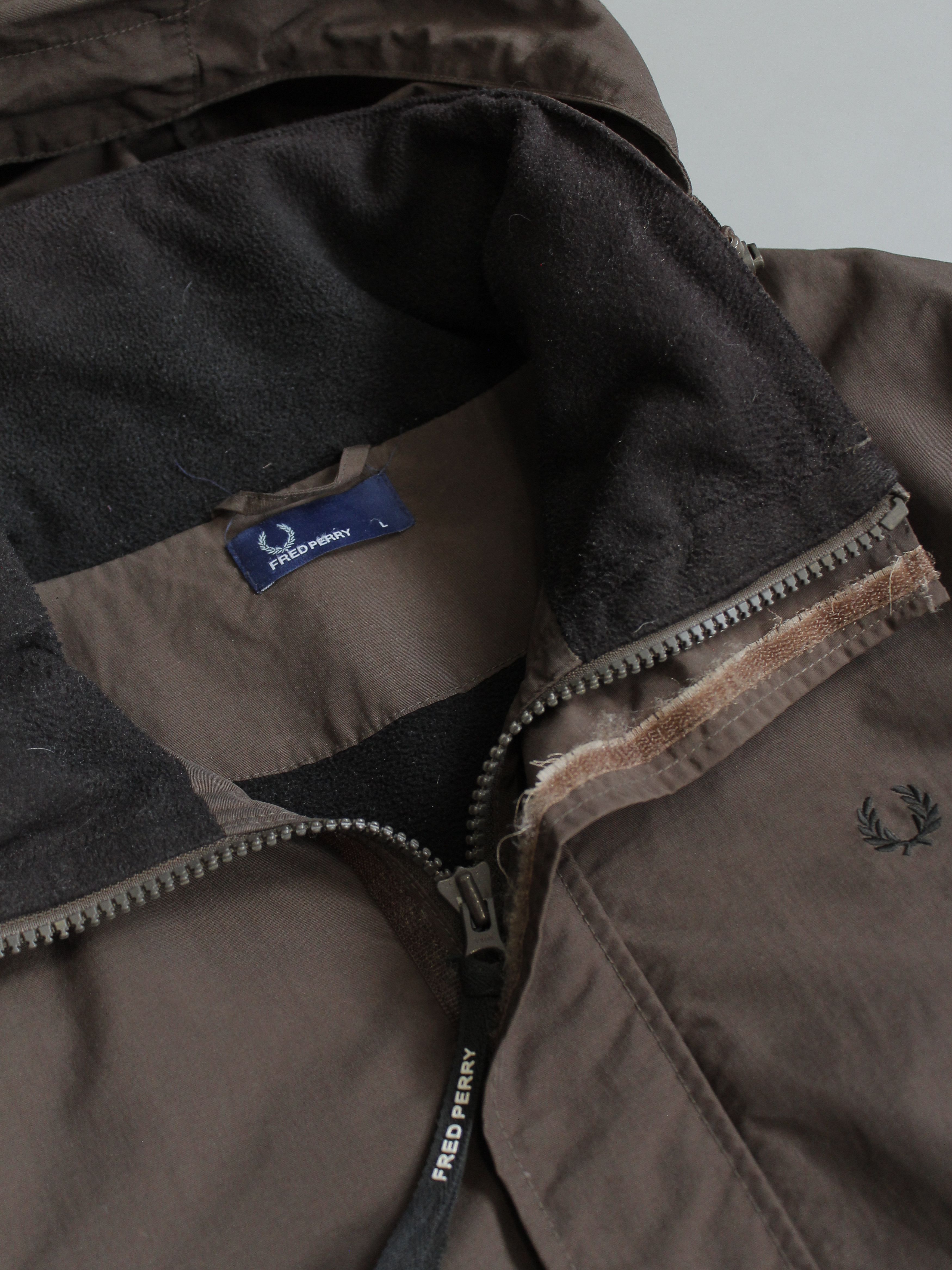 Fred Perry FRED PERRY PARKA MENS JACKET IN BROWN L Size US L / EU 52-54 / 3 - 7 Thumbnail
