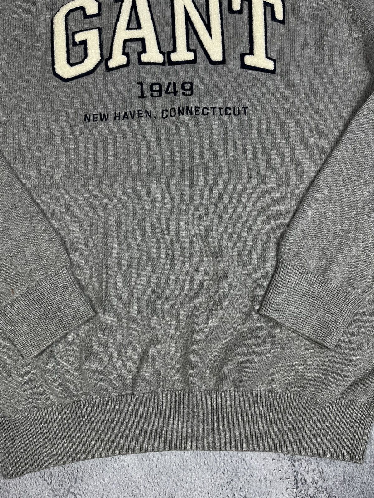 Gant VintageY2K Gant wool biglogo sweater streetwear size S Size US S / EU 44-46 / 1 - 5 Thumbnail