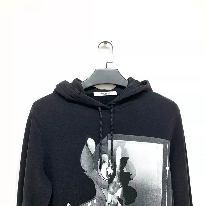 Givenchy Givenchy Black and White Deer Logo Hoodie Size US S / EU 44-46 / 1 - 5 Thumbnail