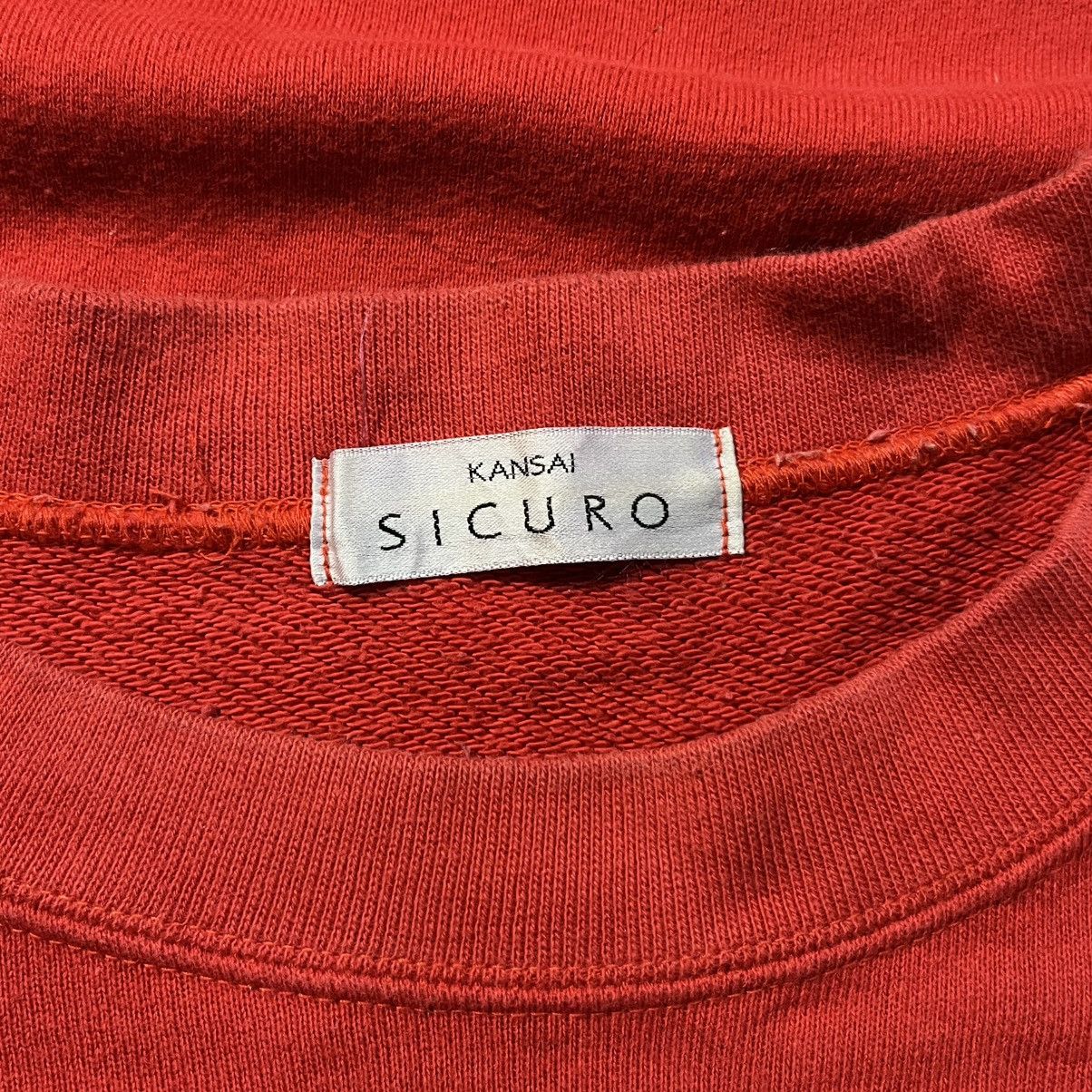 Japanese Brand × Kansai Yamamoto × Vintage Vintage Sicuro Kansai Man Big Logo Sweatshirt Size US L / EU 52-54 / 3 - 5 Thumbnail
