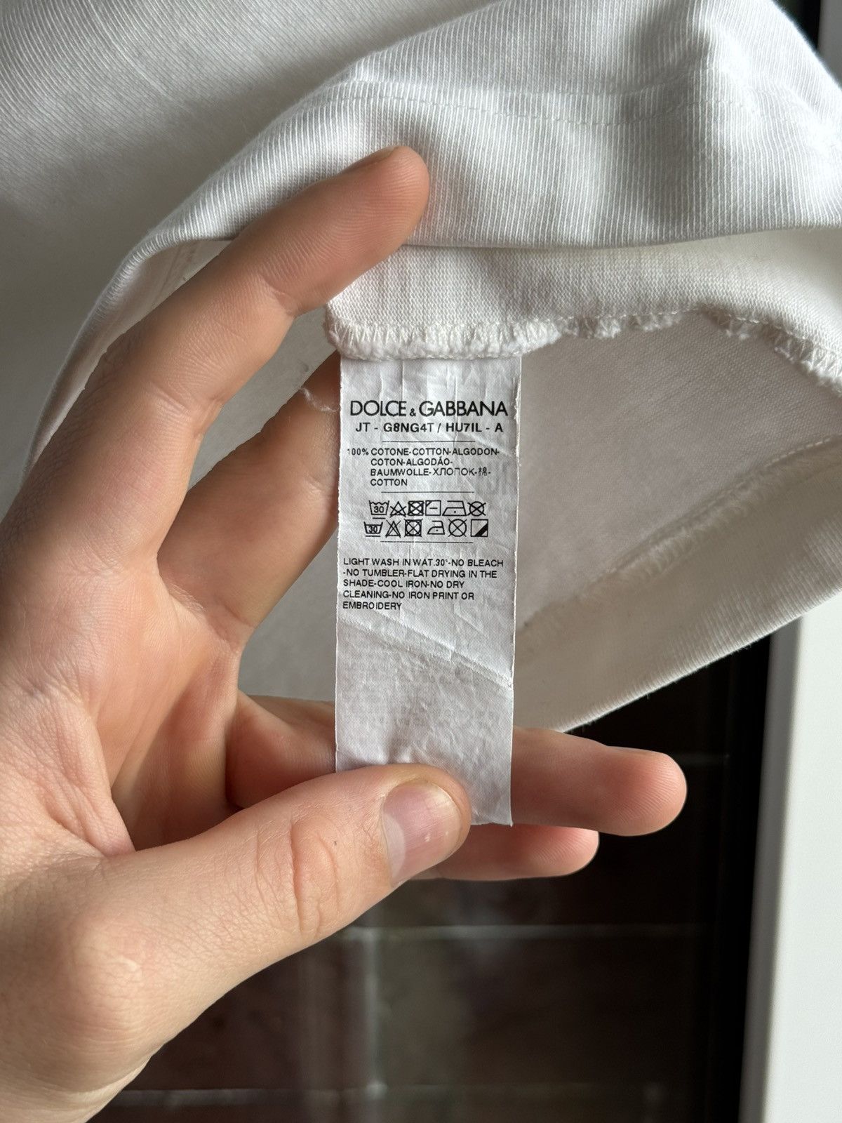 Dolce & Gabbana Dolce & Gabbana Box Logo-Print Boxy Fit Size US M / EU 48-50 / 2 - 6 Thumbnail