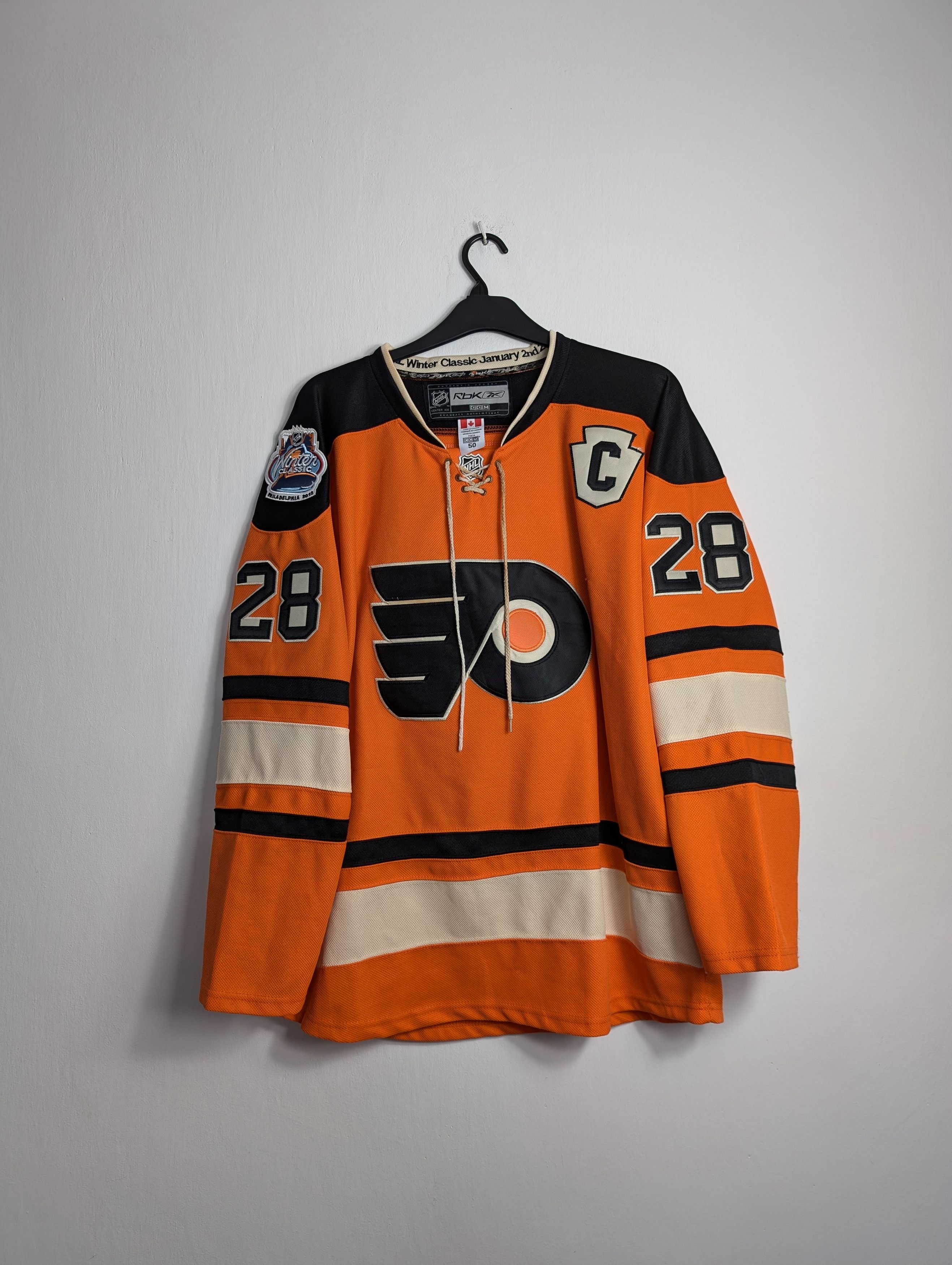 CCM NHL Claude Giroux #28 Philadelphia Flyers Hockey Jersey
