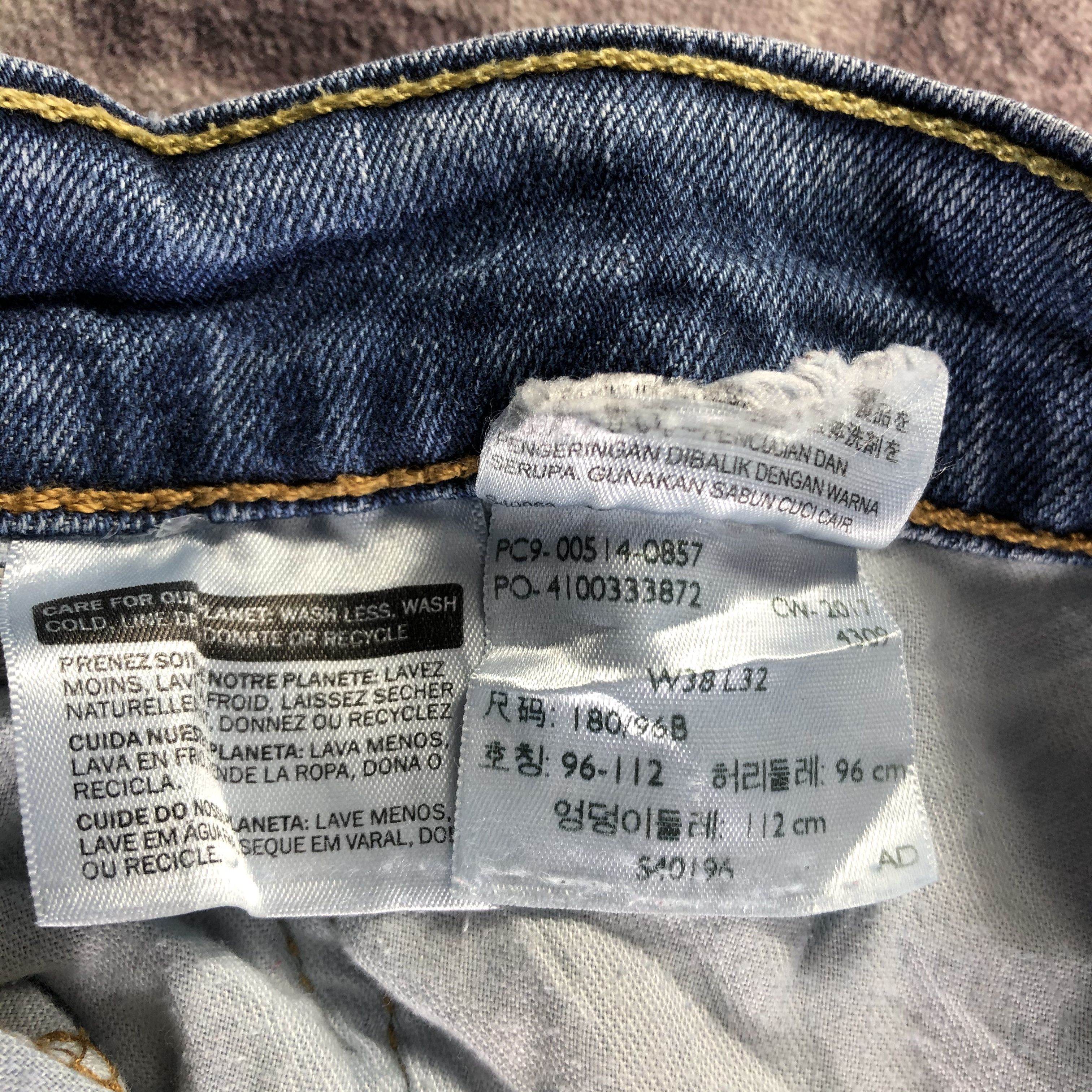 Levi's × Vintage Vintage Blue Wash Levis 514 Jeans-JM3512 Size US 37 - 11 Thumbnail