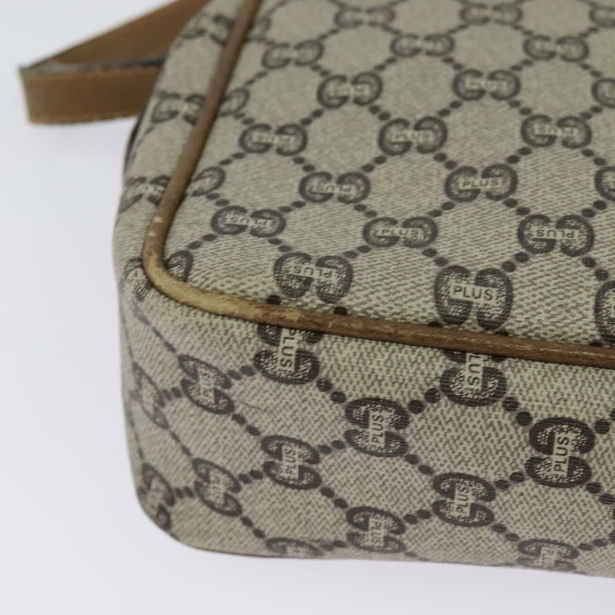 Gucci GUCCI GG Plus Supreme Shoulder Bag Pvc Leather Beige Gold Size ONE SIZE - 15 Thumbnail