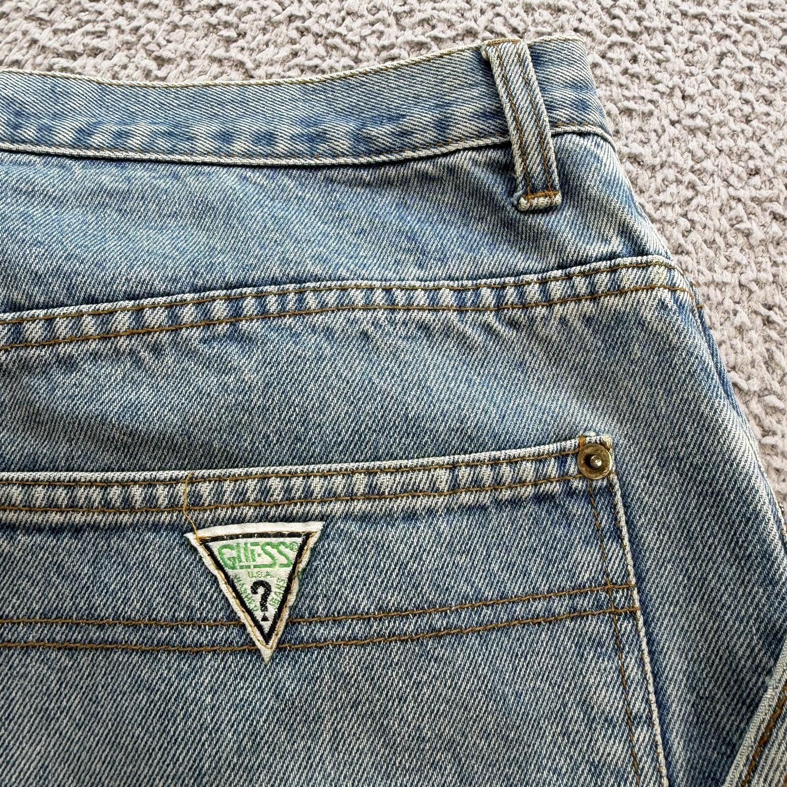 Guess Vintage 90s Guess Jeans Workwear Carpenter Baggy Wide Men 36 Size US 36 / EU 52 - 6 Thumbnail