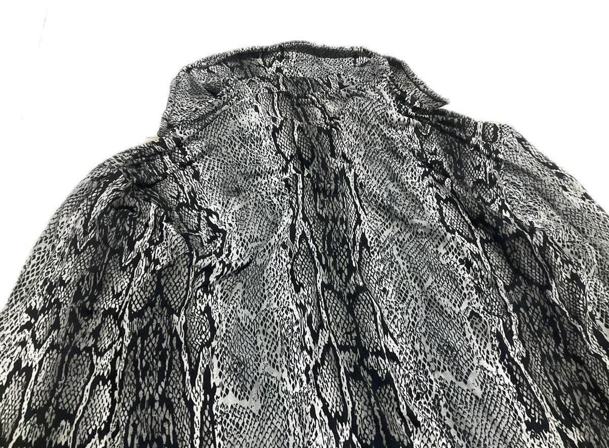 Hysteric Glamour × If Six Was Nine × Japanese Brand 🔥Sick Y2K Agate Snakeskin Rayon Shirt Goth Punk Size US L / EU 52-54 / 3 - 6 Thumbnail