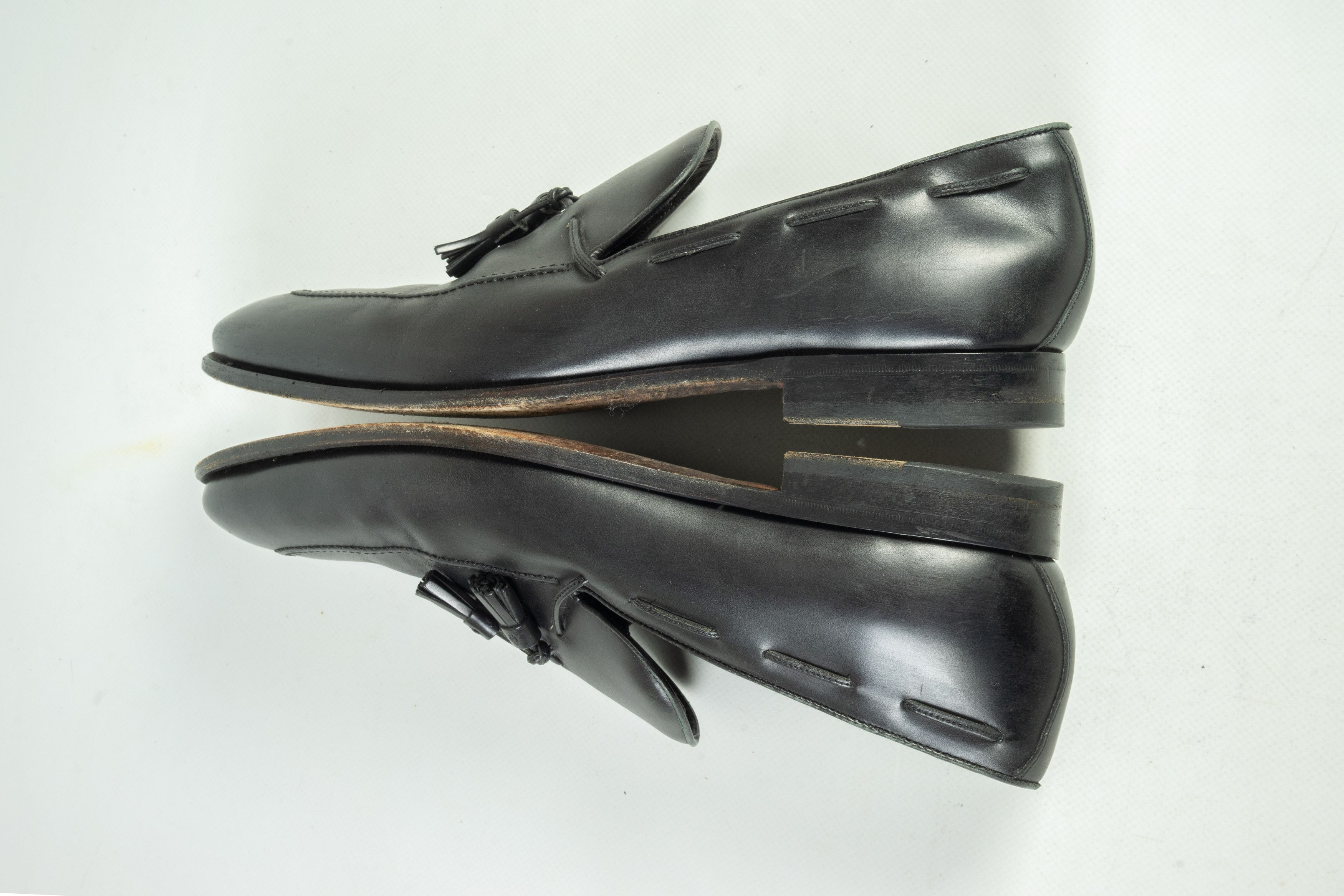 Canali Canali Leather Loafers Shoes Size US 12 / EU 45 - 6 Thumbnail