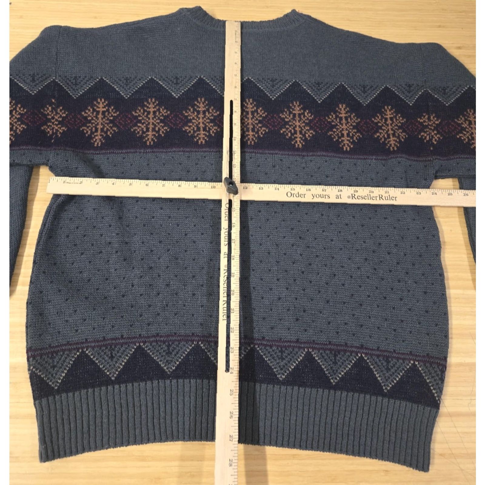 Pendleton VINTAGE Pendleton Sweater Mens XL Gray Wool Snowflake Fair Isle Knit 90s Size US XL / EU 56 / 4 - 7 Thumbnail