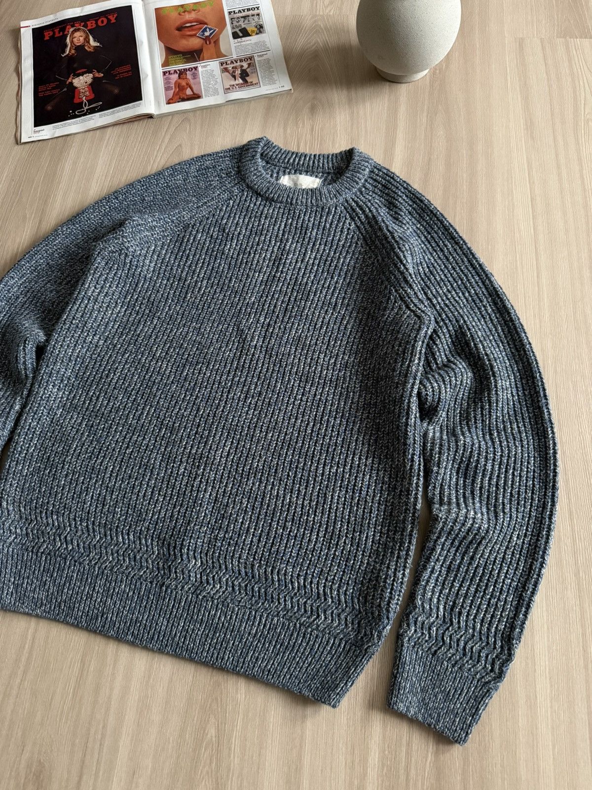 Folk Vintage Folk Fisherman Knit Wool Sweater Japanese Style Size US S / EU 44-46 / 1 - 2 Thumbnail