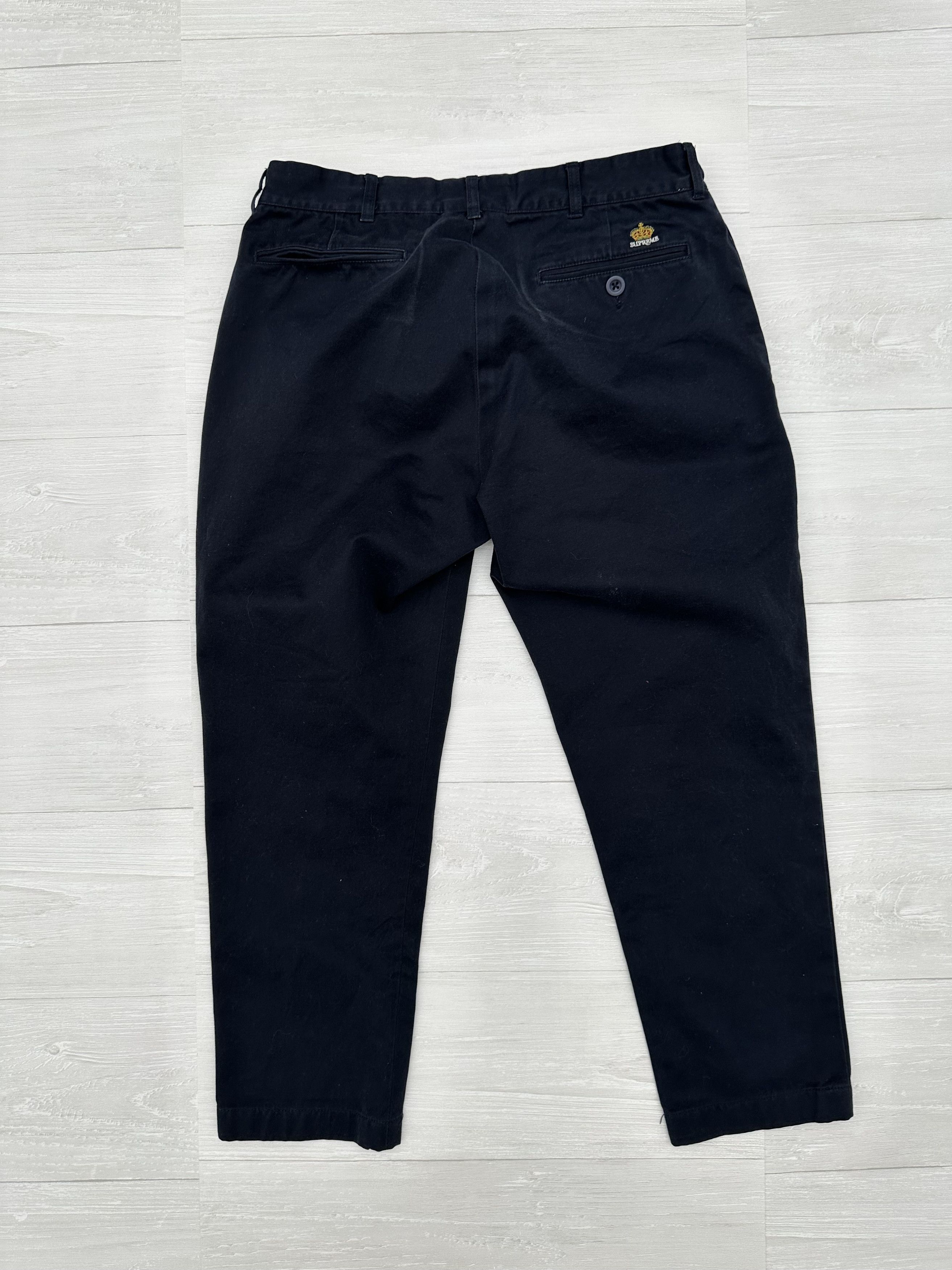 Supreme Supreme Crown Chino Pant Navy Work / Skate Pants FW19 King