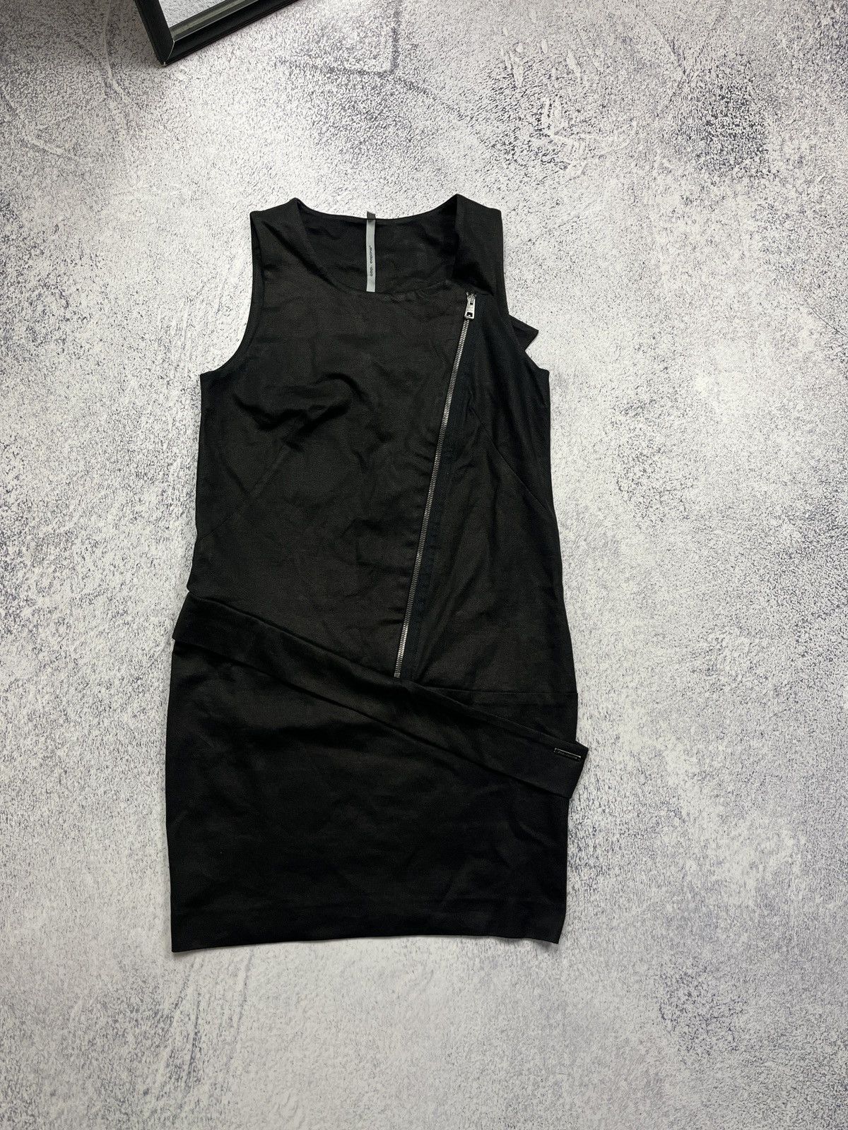 Cop Copine Avant Garde Asymmetry Zip Dress Vest Japanese