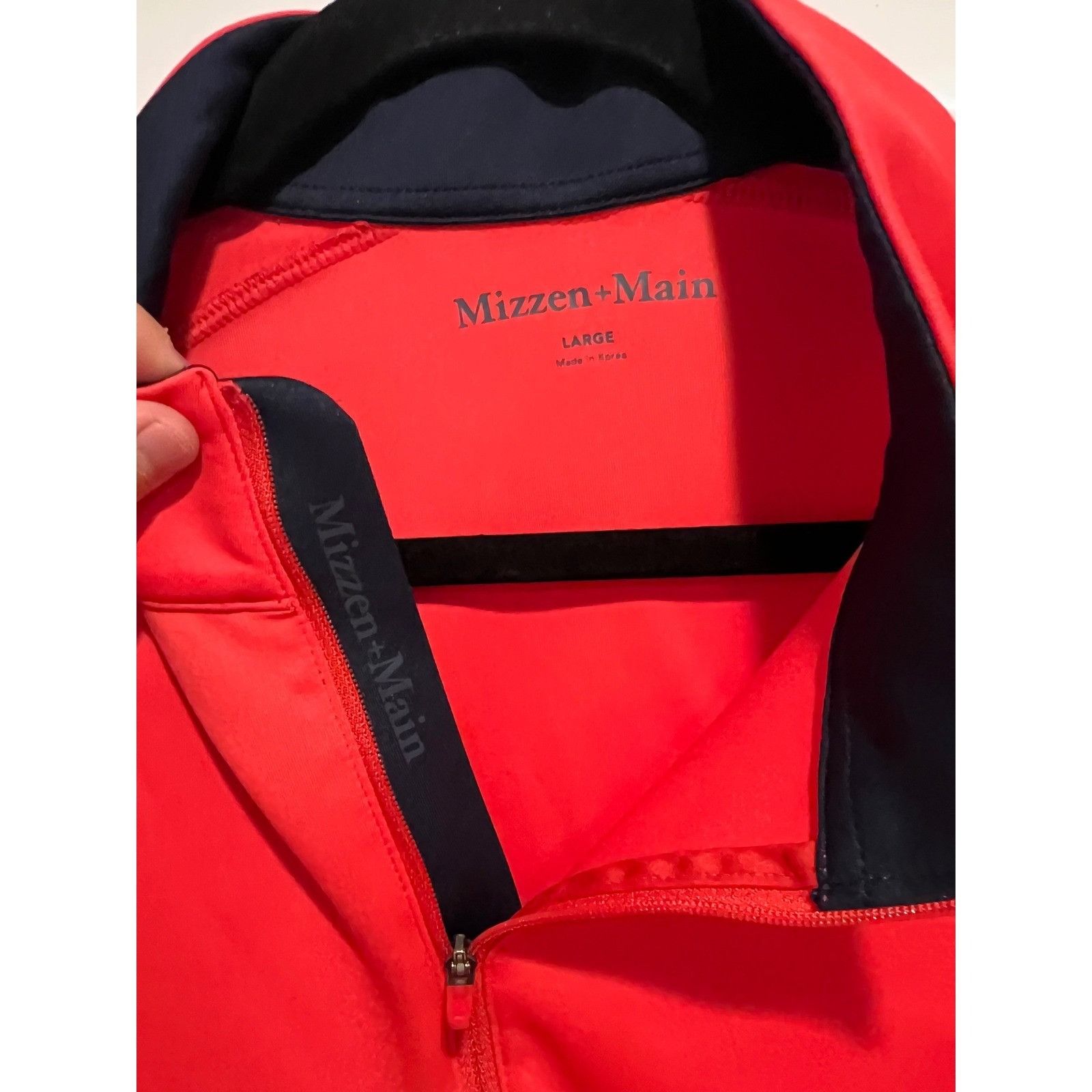 Mizzen+Main Mizzen+Main Mens Pullover 1/4 Zip Long Sleeve Athletic Top R Size US L / EU 52-54 / 3 - 2 Thumbnail