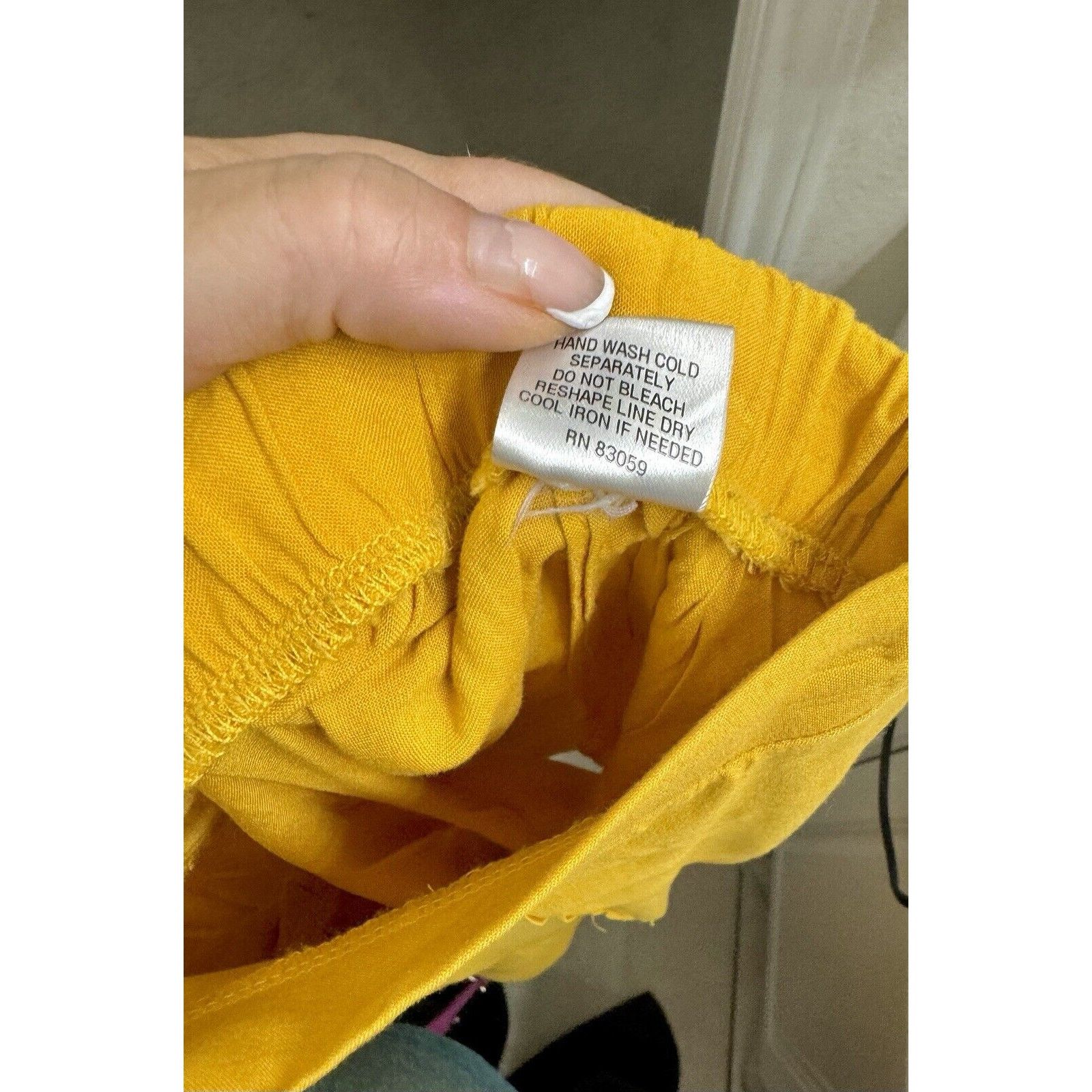Drew DREW Whitney Wrapped, Split Leg Harem Pants in Yellow - Med Size 30" / US 8 / IT 44 - 7 Thumbnail