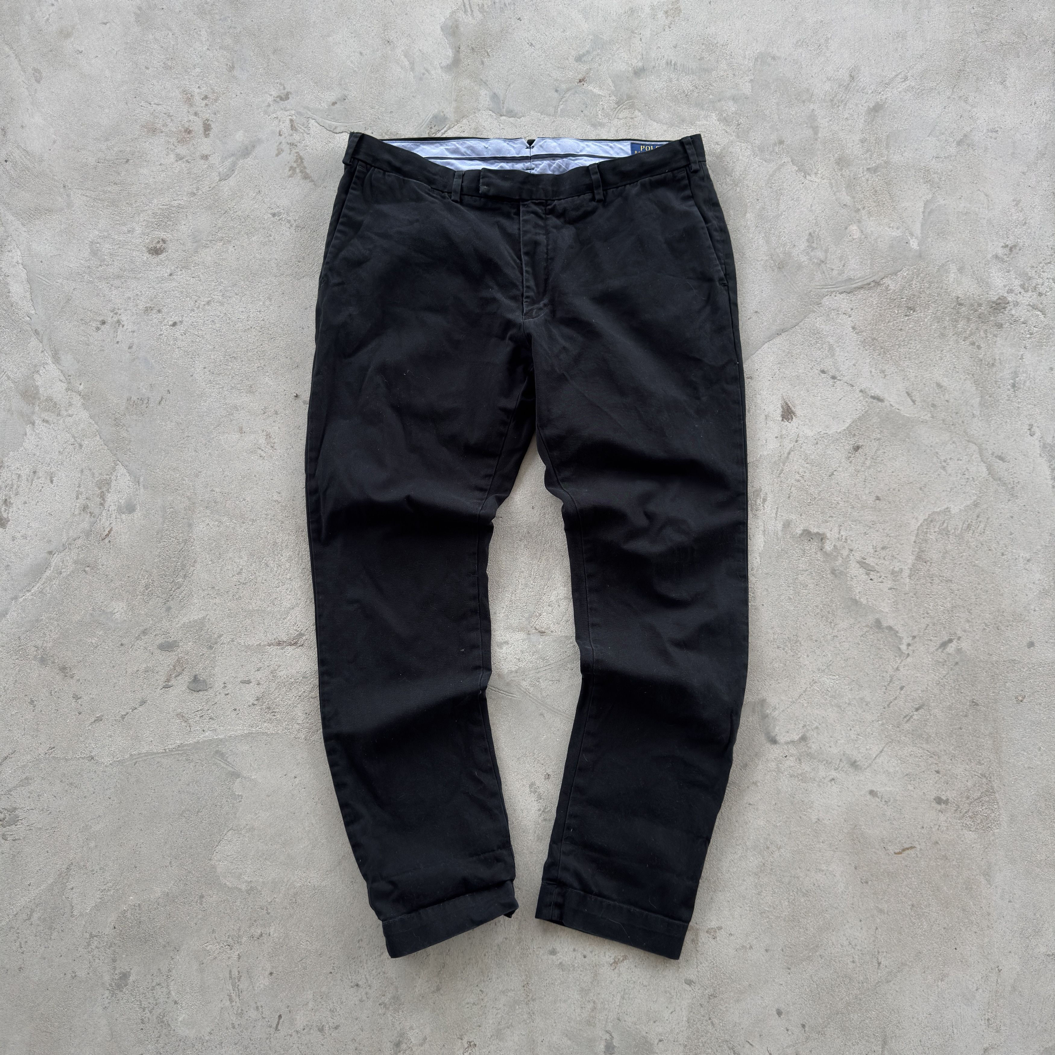 Polo Ralph Lauren Polo Ralph Lauren Black Cotton Chino Pants Men Trousers Size US 36 / EU 52 - 1 Thumbnail