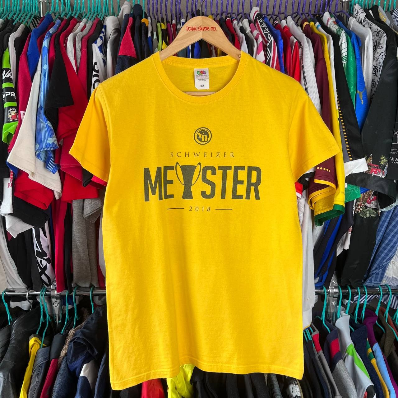 Fruit Of The Loom BSC Young Boys 2018 Football Soccer Supporter Tshirt Size US M / EU 48-50 / 2 - 2 Thumbnail
