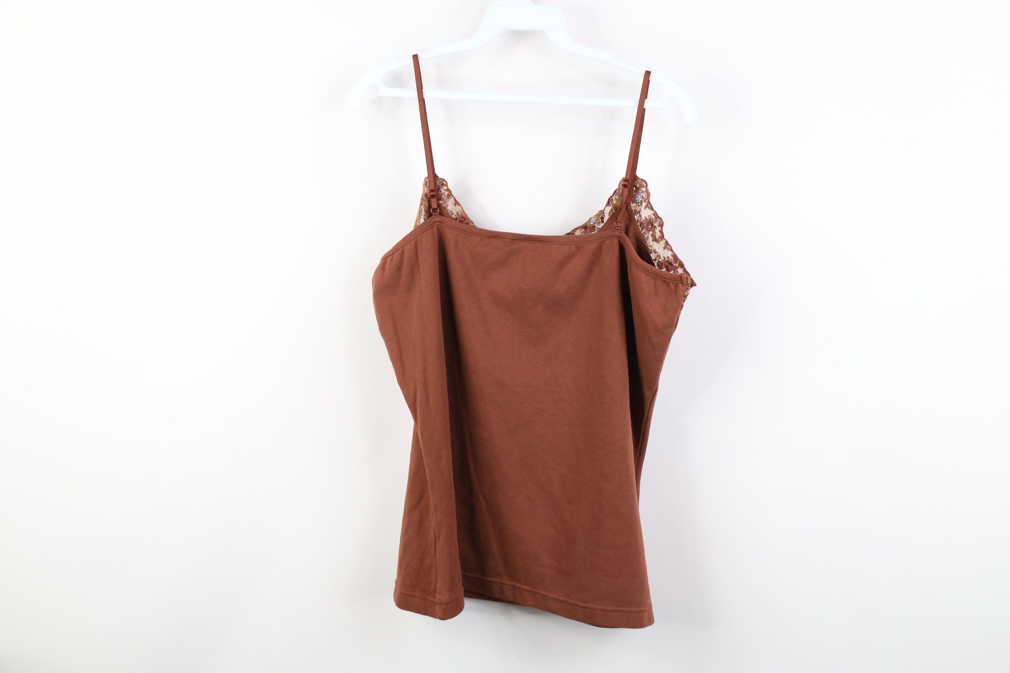Vintage Vintage 90s Y2K Babydoll Flower Bella Cami Tank Top T-Shirt Size XL / US 12-14 / IT 48-50 - 8 Thumbnail