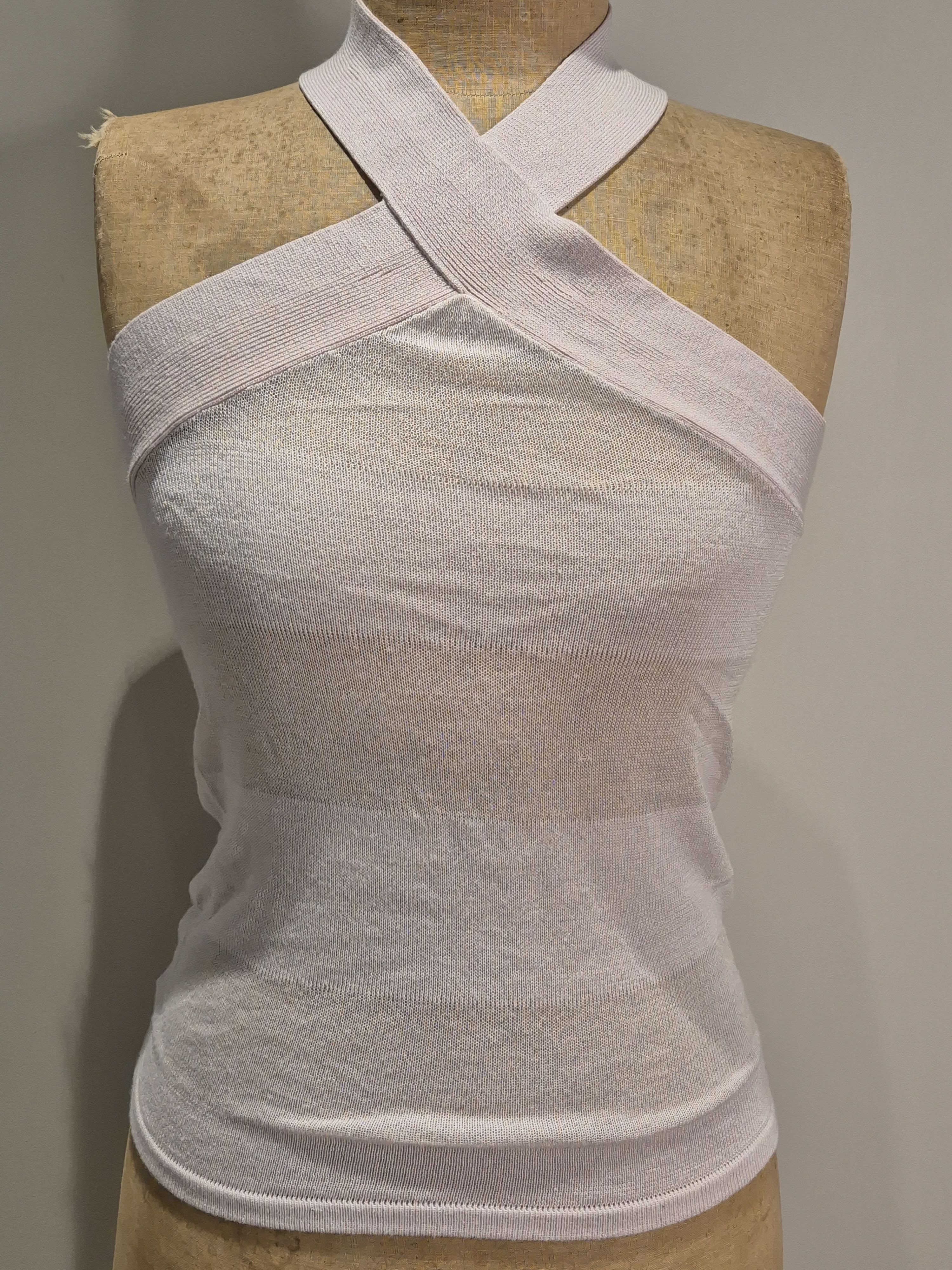 Tiger of Sweden Pink Striped Tiger of Sweden halter neck knitted top Size XS / US 0-2 / IT 36-38 - 1 Thumbnail