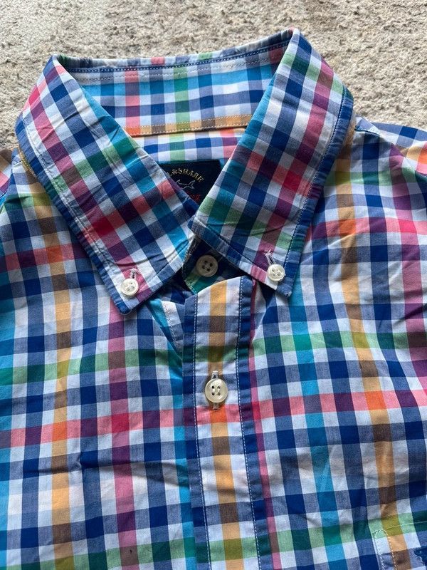 Paul & Shark Paul & Shark Yachting Sz L Shirt Plaid 2000s Size US L / EU 52-54 / 3 - 2 Thumbnail