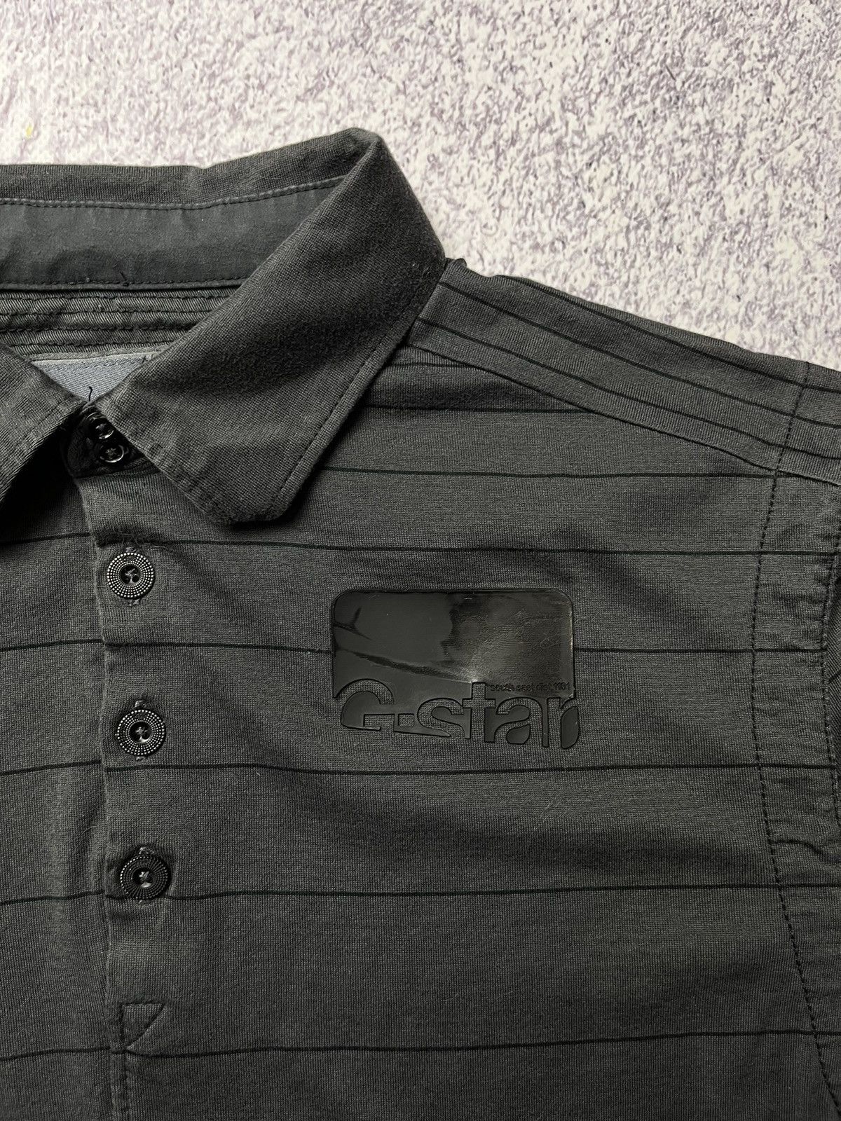 G-Star Vintage G star raw stripe polo Size US M / EU 48-50 / 2 - 7 Thumbnail