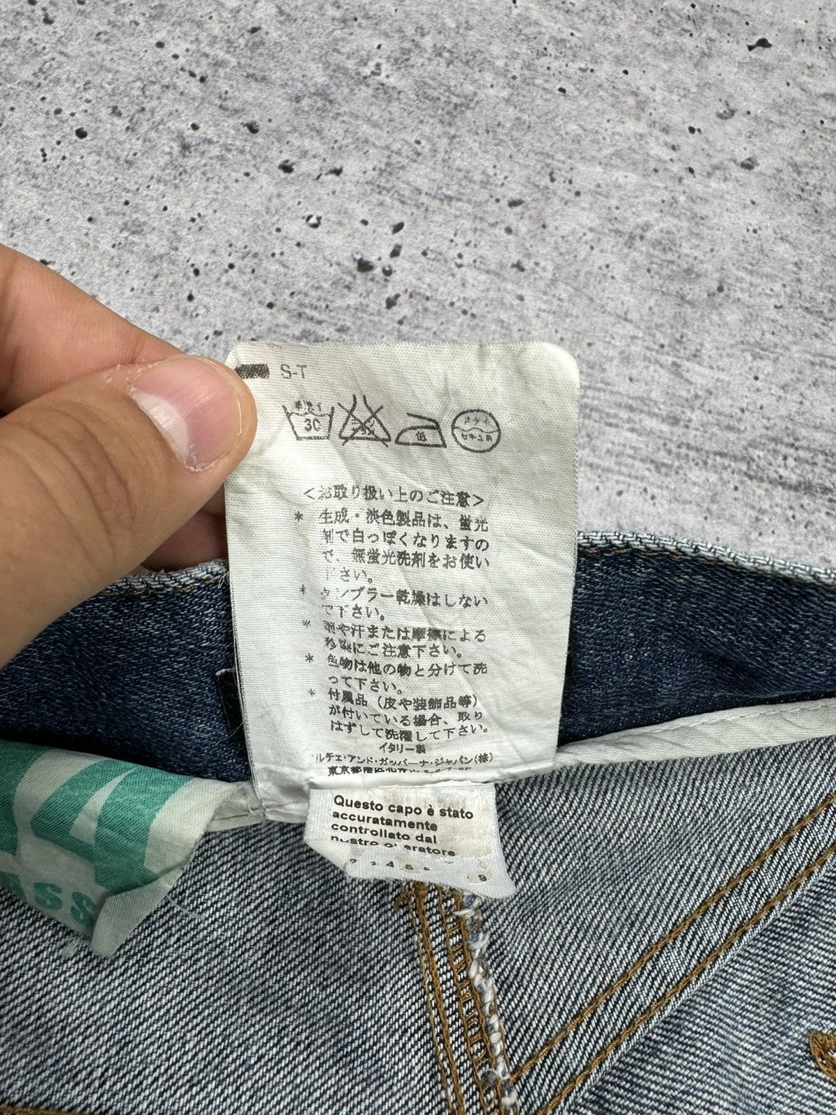 Dolce & Gabbana × Vintage Dolce&Gabbana Metal Pocket Big Logo Blue Stonewashed Jeans Size US 32 / EU 48 - 18 Thumbnail