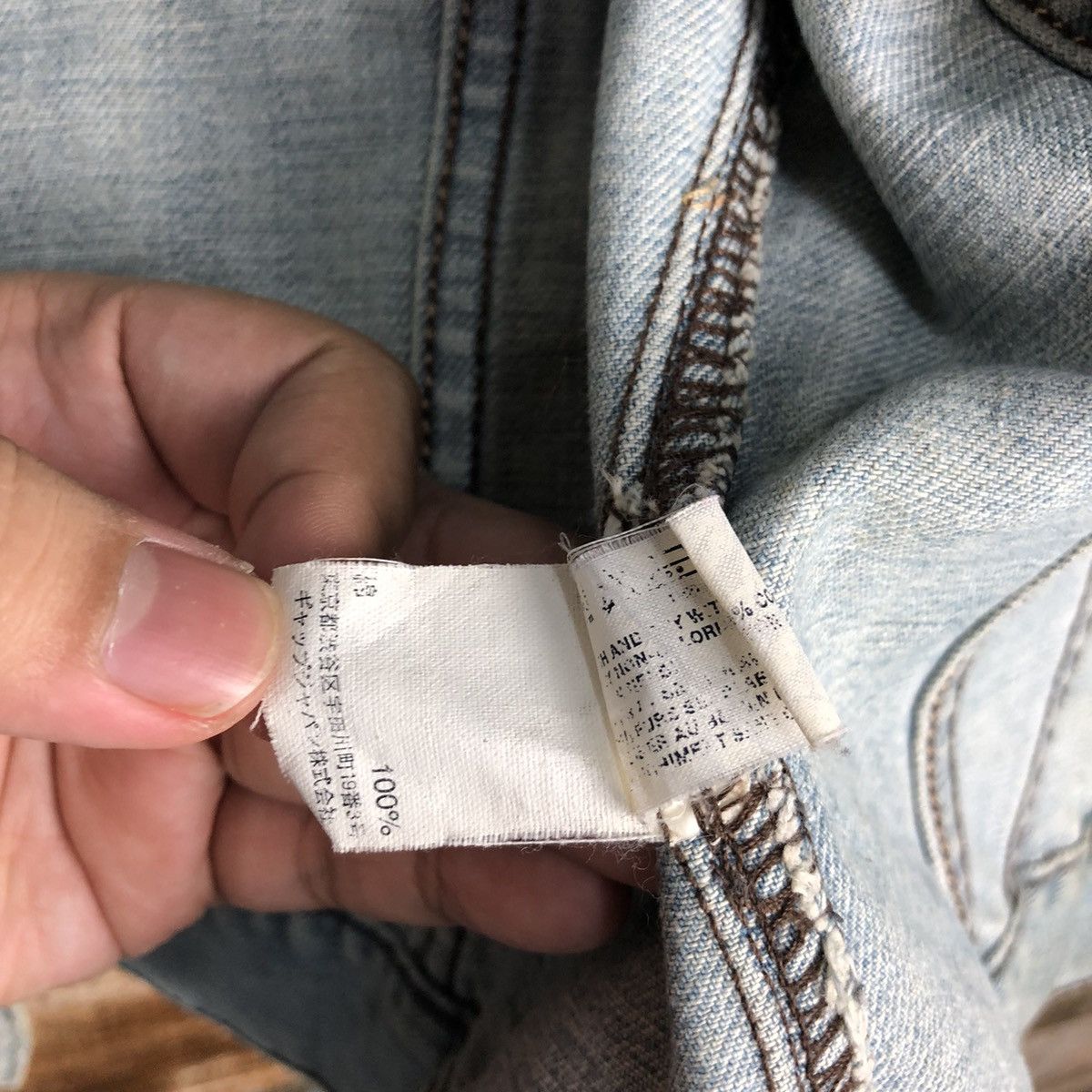 Gap × Vintage Vintage Denim Jacket Gap Blue #970 Size XXS / US 00 / IT 34 - 11 Thumbnail
