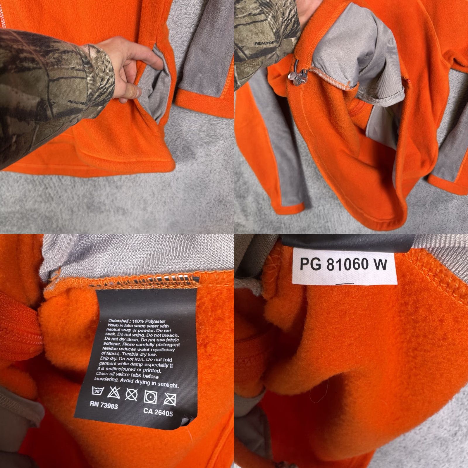 Helly Hansen Helly Hansen Daybreaker Jacket Mens L Full Zip Fleece Outdoor Hiking Winter Fall Spring Orange Size US L / EU 52-54 / 3 - 8 Thumbnail