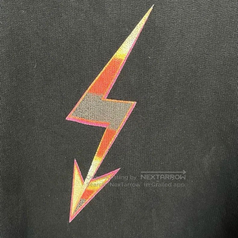 Givenchy Givenchy Black Lightning Print Hoodie, Size M, Code 790588 Size US M / EU 48-50 / 2 - 3 Thumbnail