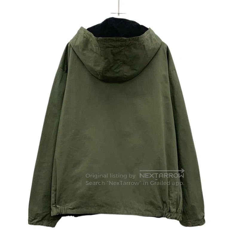 Gucci Gucci Colour block logo label embroidery cotton hooded lon Size US M / EU 48-50 / 2 - 4 Thumbnail