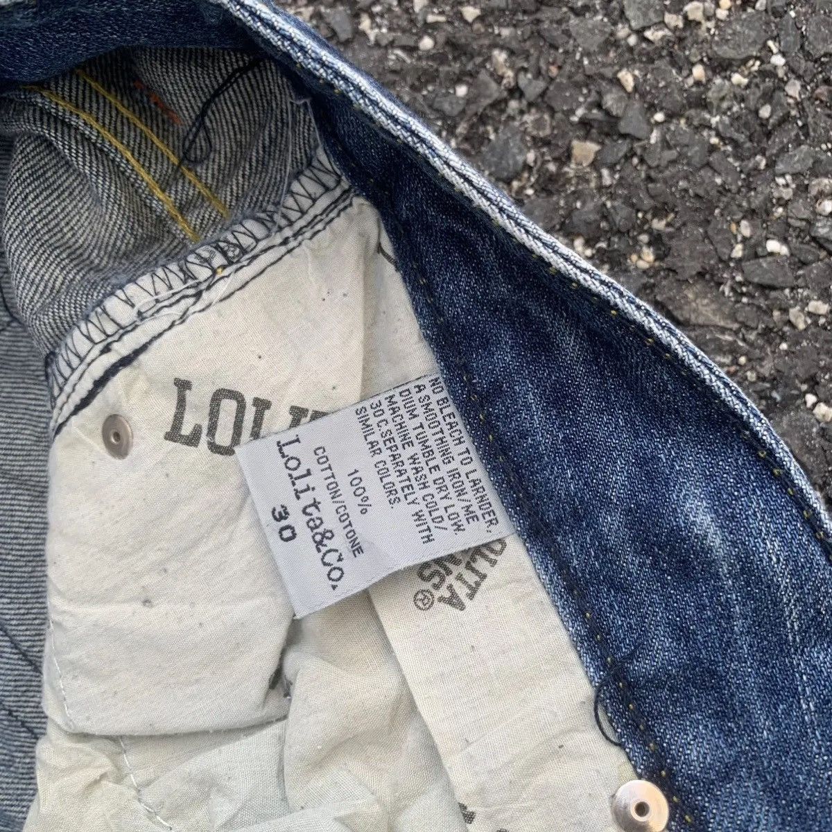 14th Addiction ⚡️BEST OFFER⚡️Thunderstruck Cinch Back Denim VERY RARE Pants Size US 32 / EU 48 - 8 Thumbnail
