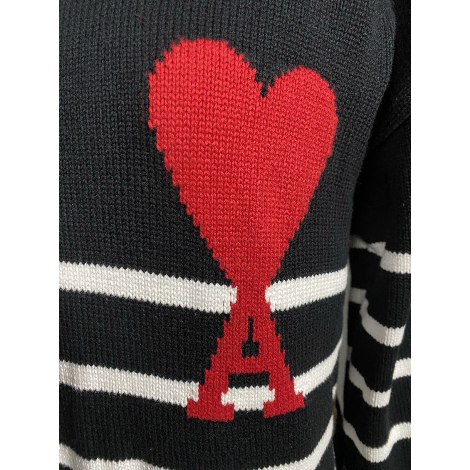 AMI AMI Paris Women's Black Oversized Turtleneck Sweater Size S Size S / US 4 / IT 40 - 8 Thumbnail
