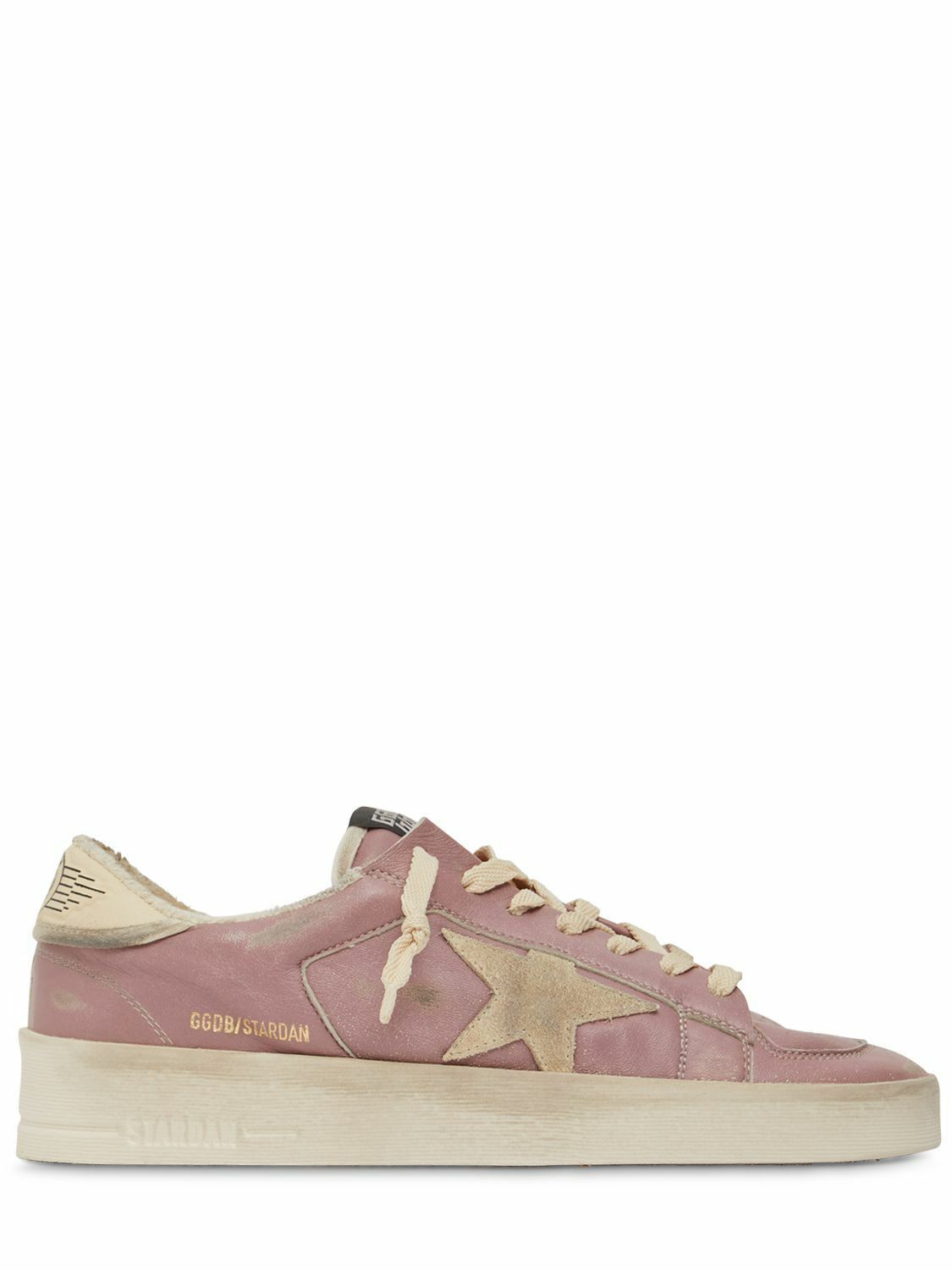 Golden Goose o1w1db10425 Stardan Low-Top Sneakers in Pink/Beige Size US 8 / IT 38 - 1 Thumbnail