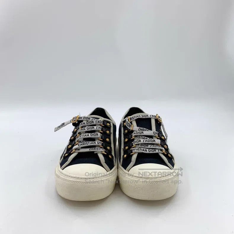 Dior Dior Black logo letter lace-up casual flat board shoes Size US 6 / IT 36 - 3 Thumbnail