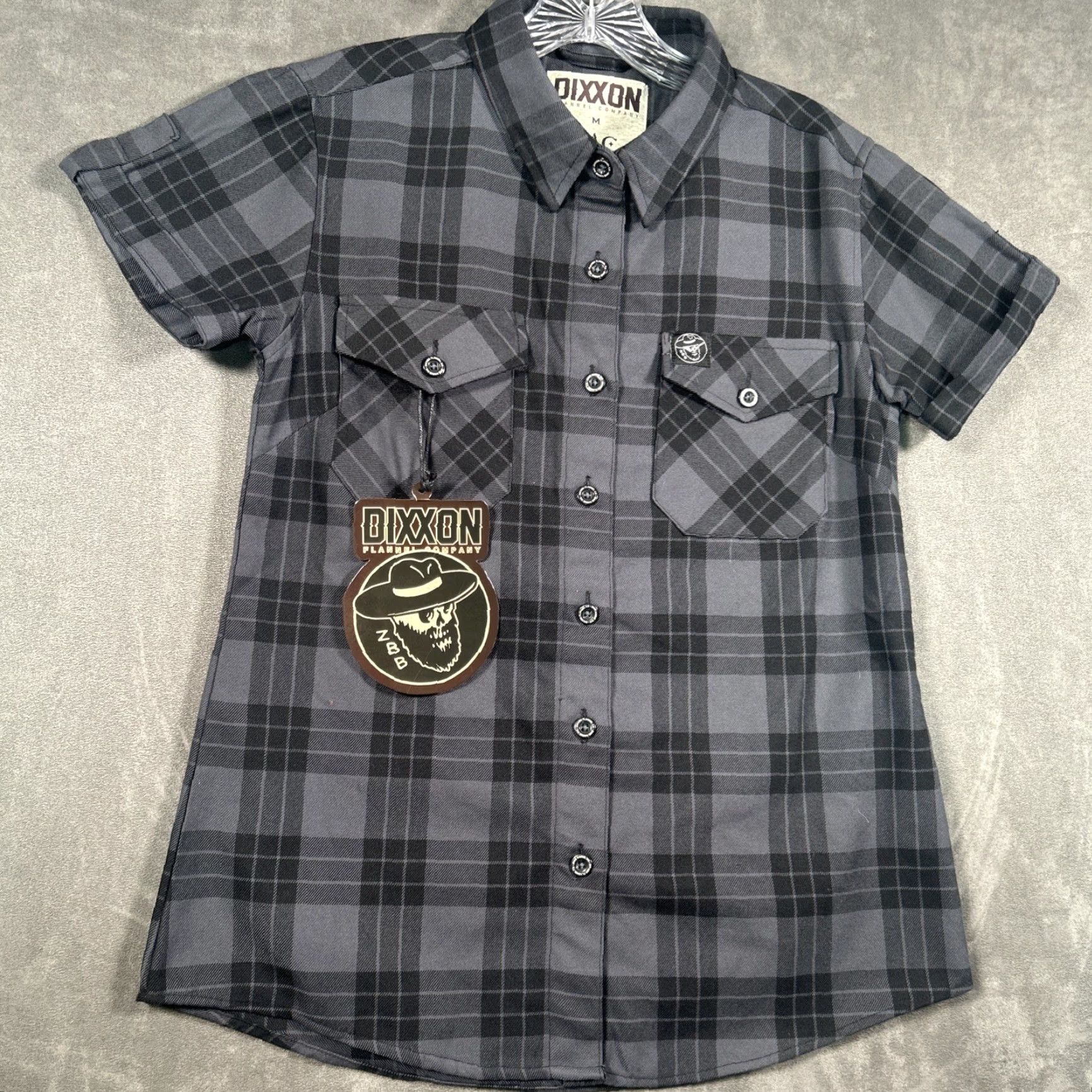 CO Dixxon Flannel Co Womens Flannel Zac Brown Band Medium Short Sleeve NEW Size 32" / US 10 / IT 46 - 7 Thumbnail