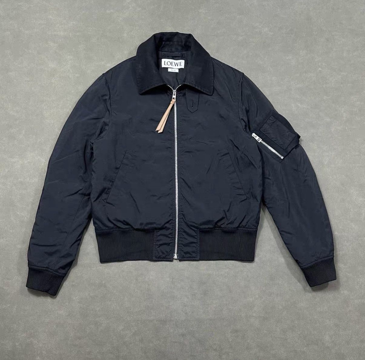 Loewe Black er Jacket with Zip Closure - Size M Size US M / EU 48-50 / 2 - 1 Thumbnail