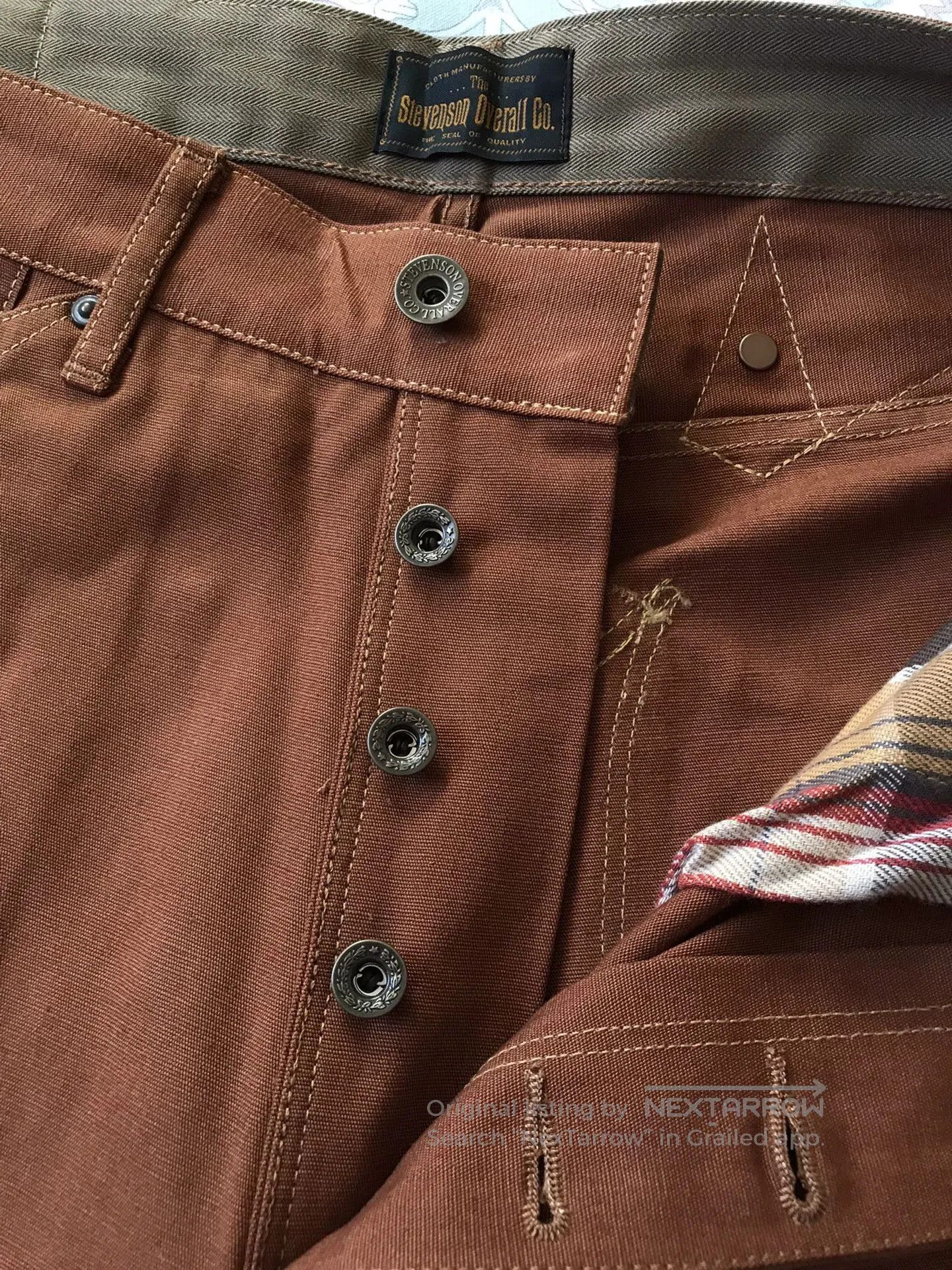 Visvim Stevenson Overall 380 Canvas Work Pants. Size US 30 / EU 46 - 6 Thumbnail