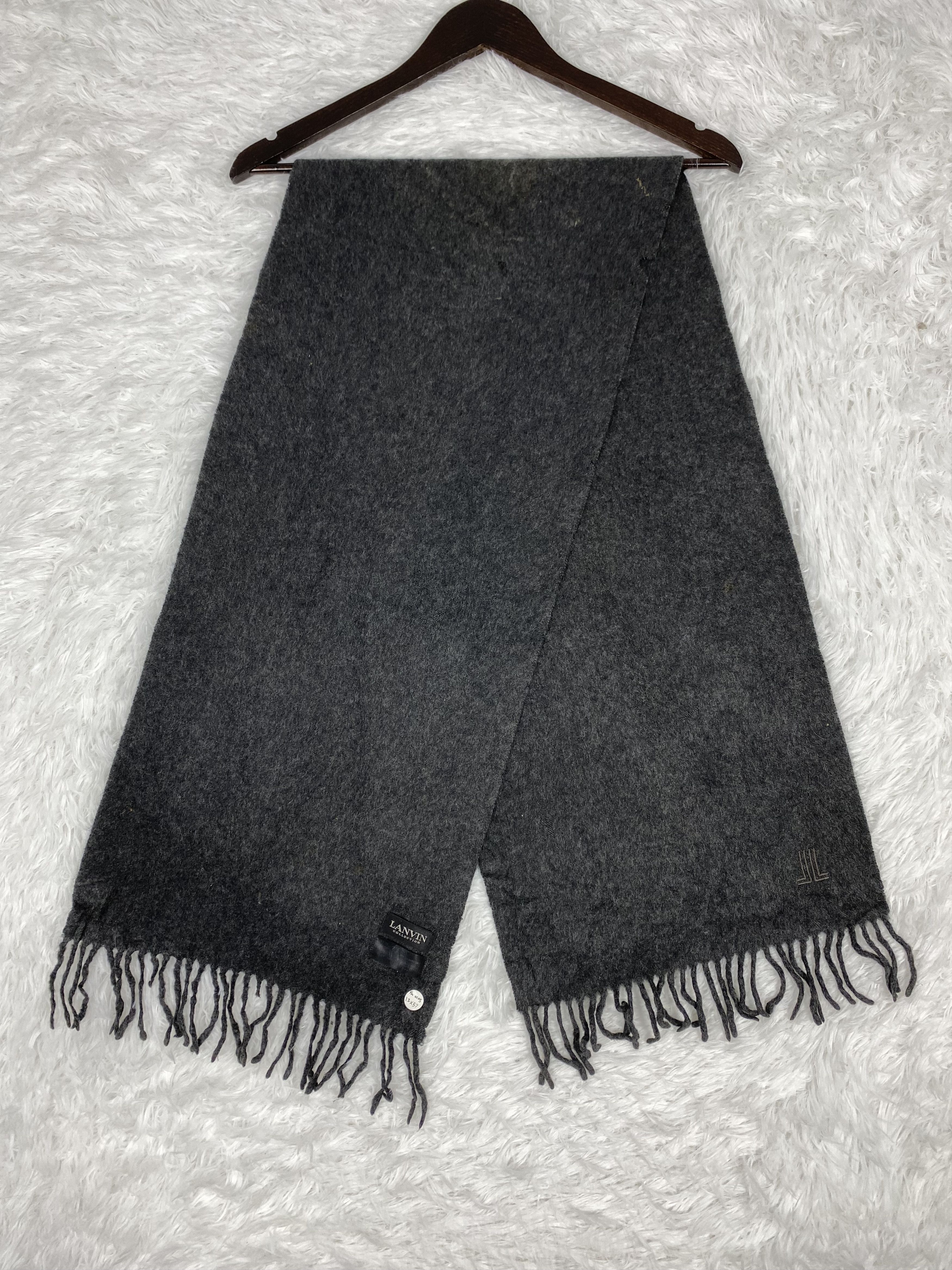 Lanvin Vintage Lanvin Scarf / Muffler Neckwear PM0105 Size ONE SIZE - 1 Thumbnail