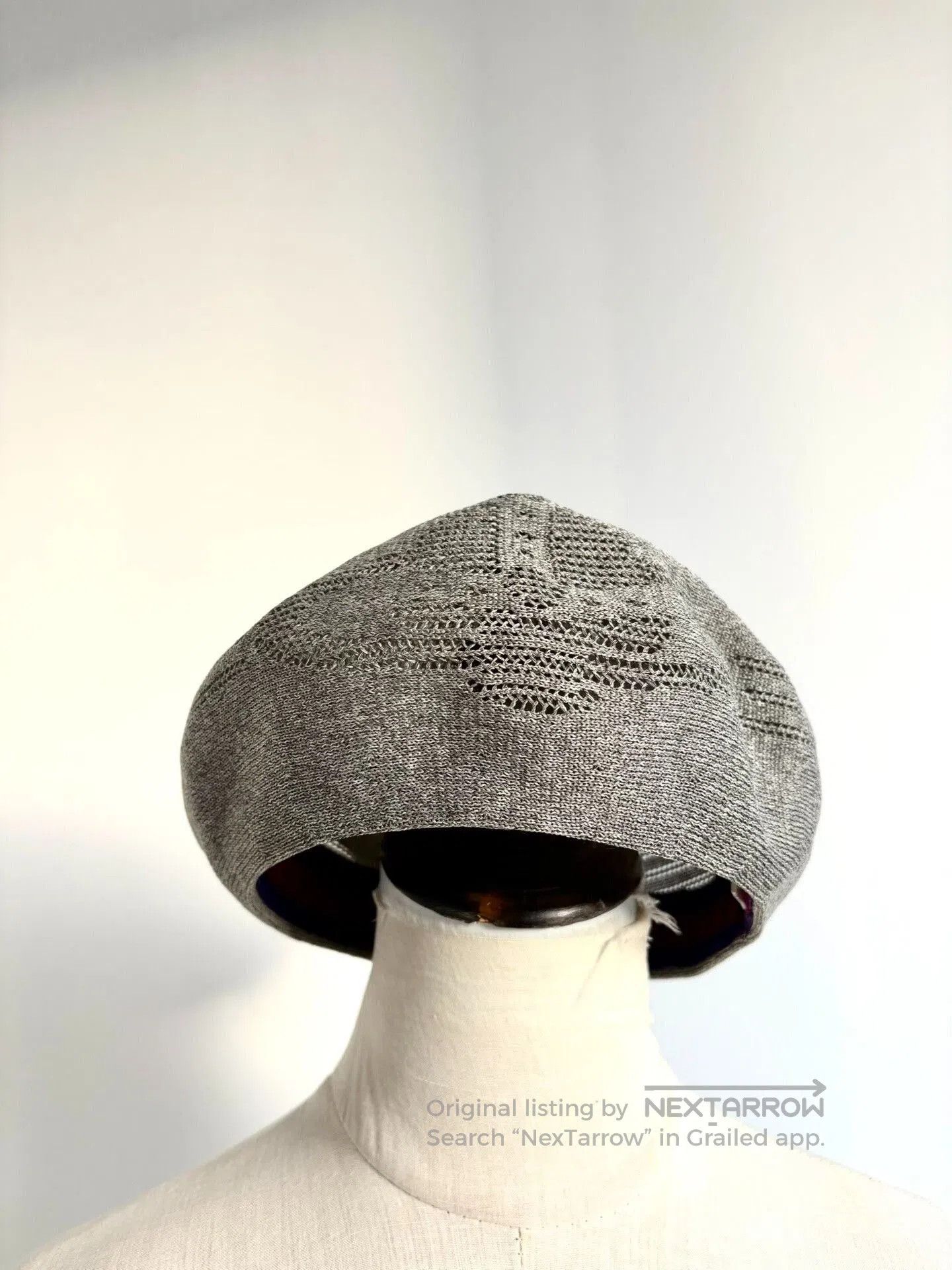 Vivienne Westwood vivienne westwood gray hollow big beret hat. Size ONE SIZE - 1 Thumbnail