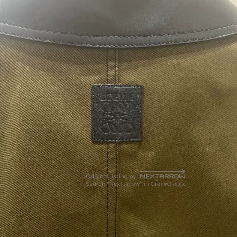 Loewe Loewe Classic Double-breasted Leather-trimmed Jacket Size XXS / US 00 / IT 34 - 3 Thumbnail