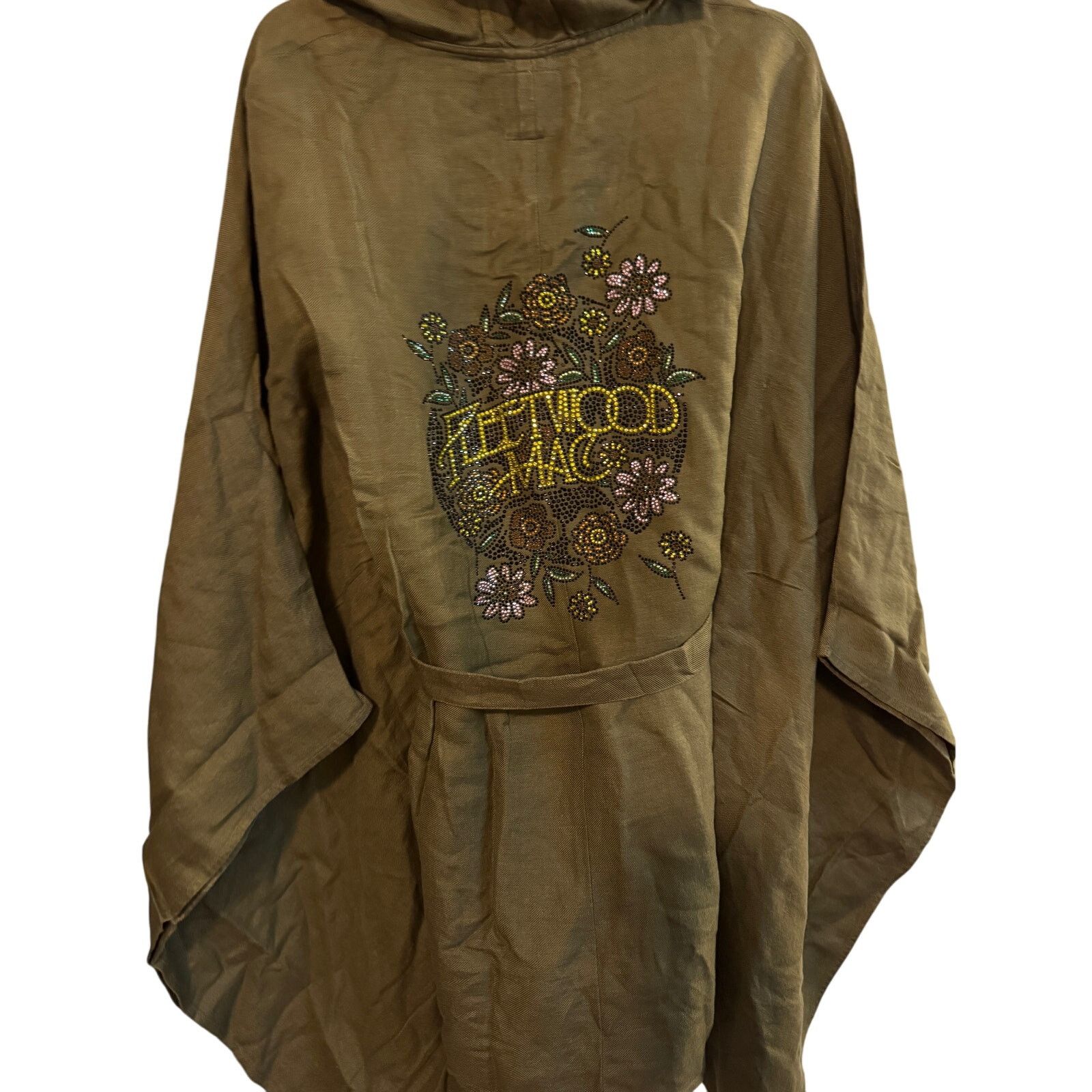 Other CHASER Fleetwood Mac Linen Lace Up Dolman Hooded Tunic Size S / US 4 / IT 40 - 7 Thumbnail