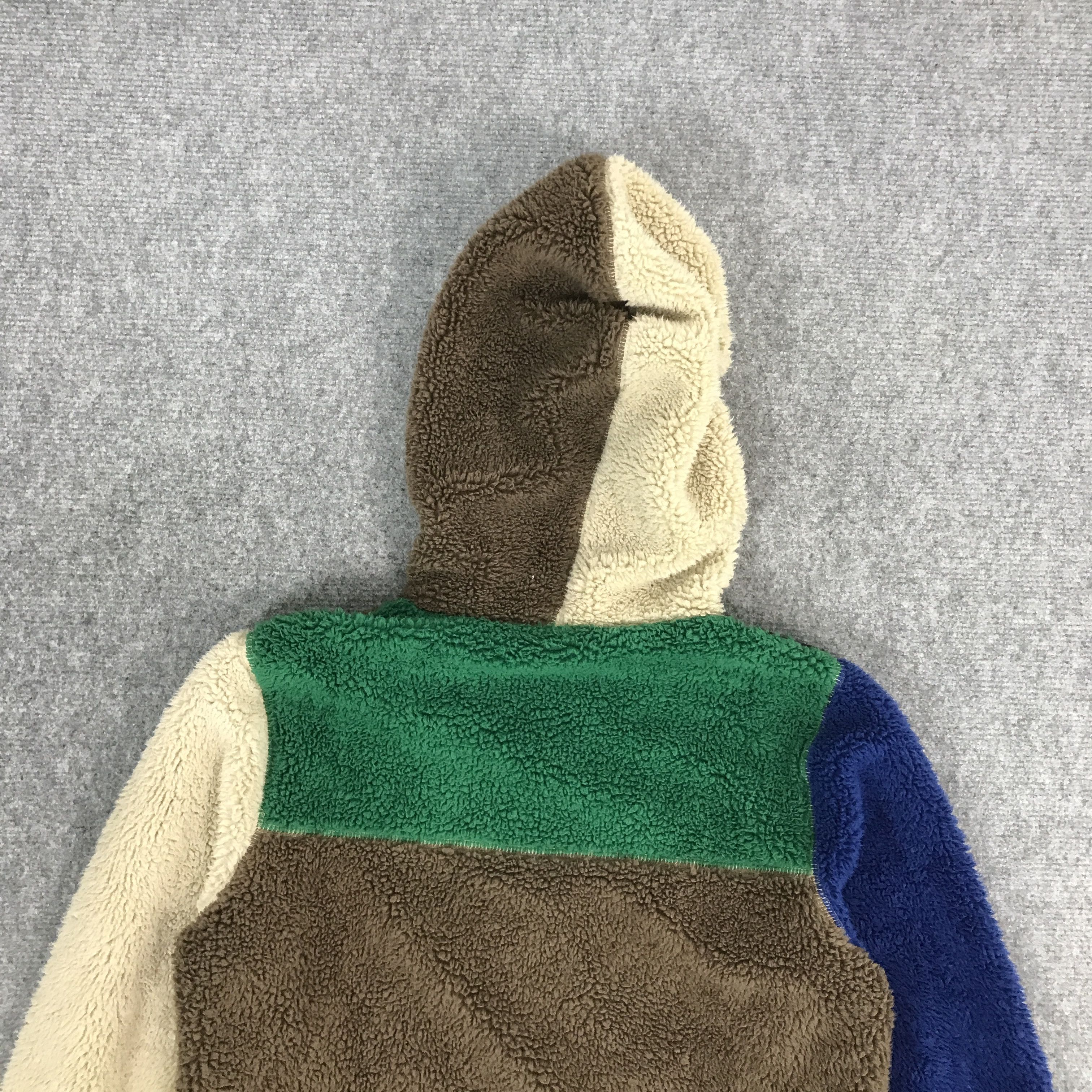 X GIRL FLEECE SHERPA MULTICOLOU HOODIES JACKET