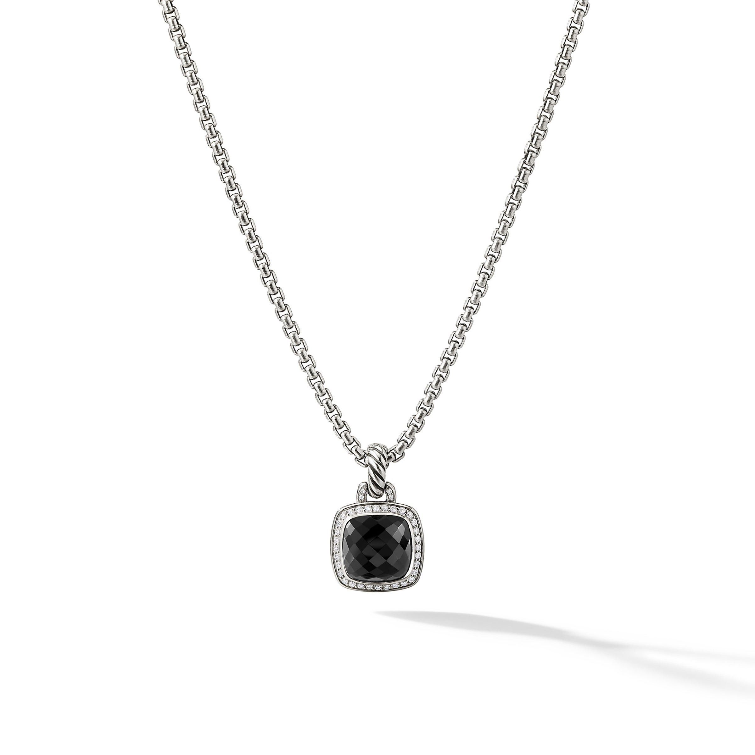 David Yurman o1w1db10526 D12308D Size:10/ Pendant in Silver with Diamond Size ONE SIZE - 1 Thumbnail