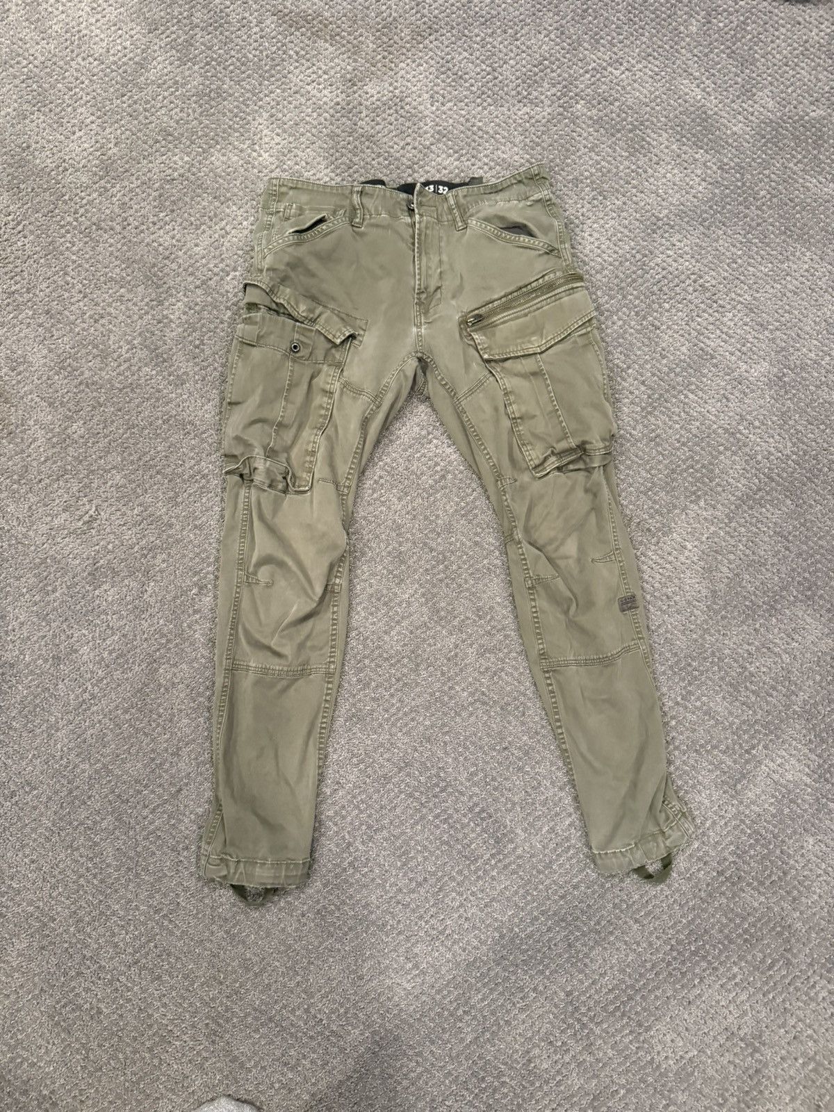 G-Star G-Star Rovic Zip 3D Regular Tapered Pants Green Size US 33 - 1 Thumbnail