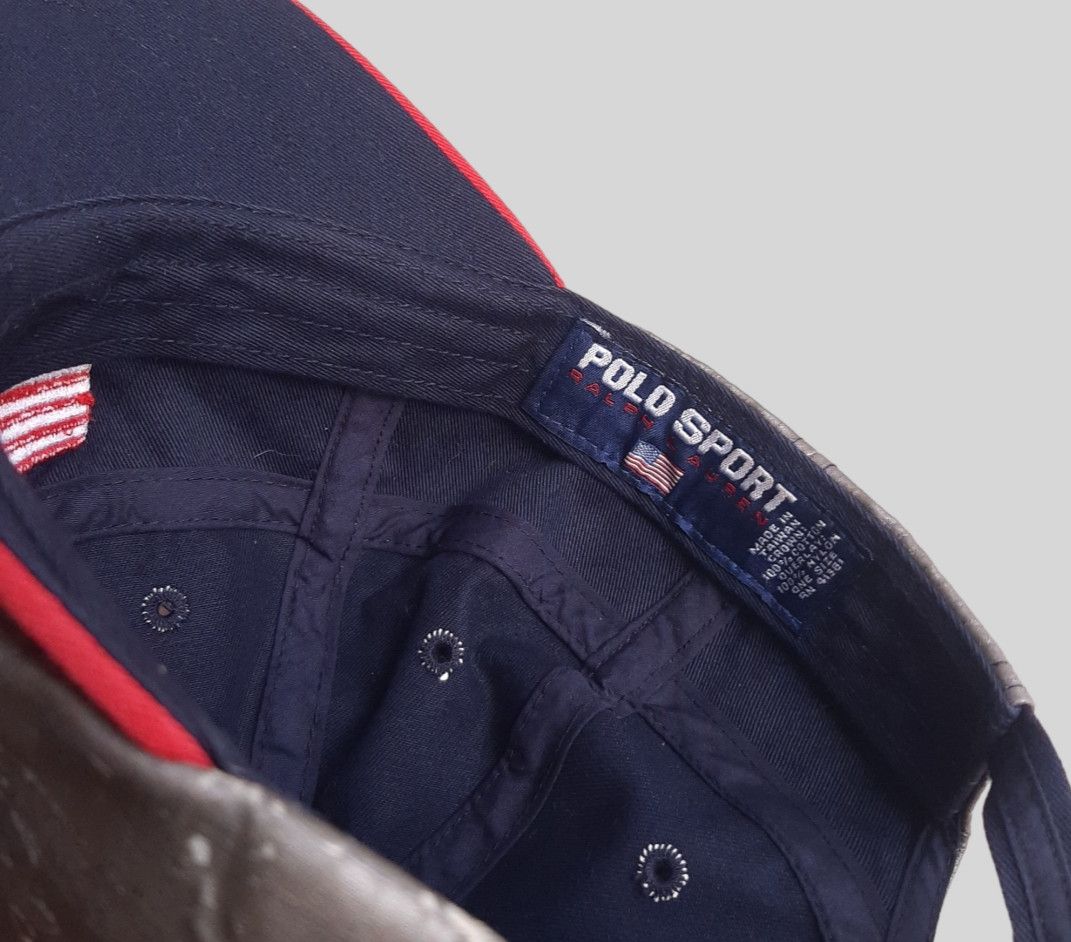 Polo Ralph Lauren × Ralph Lauren × Vintage Vintage 90's Polo sport caps Size ONE SIZE - 4 Thumbnail